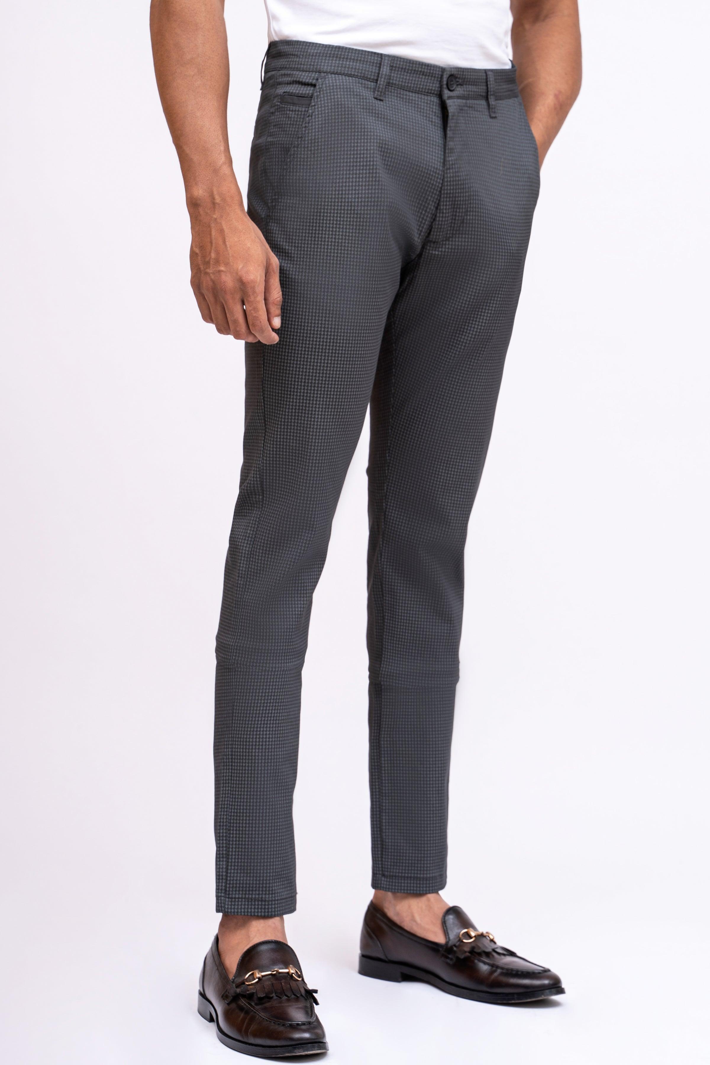 CASUAL PANT CROSS POCKET DARK GREY at Charcoal Clothing