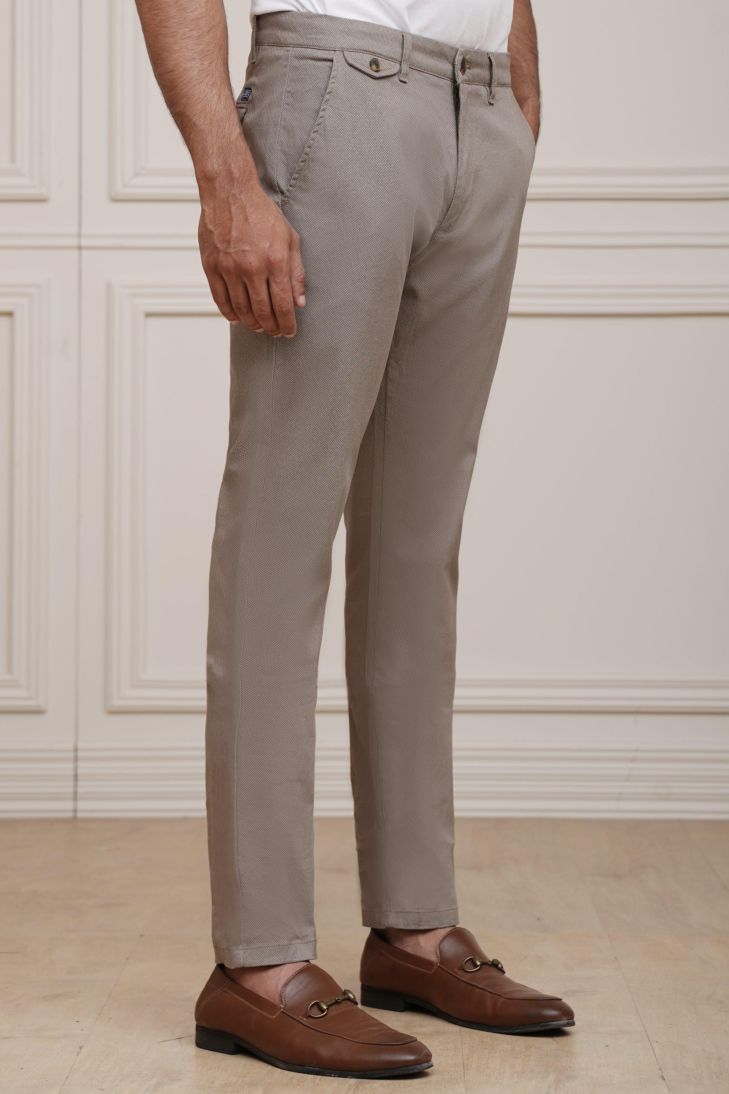 CASUAL PANT CROSS POCKET DARK KHAKI at Charcoal Clothing