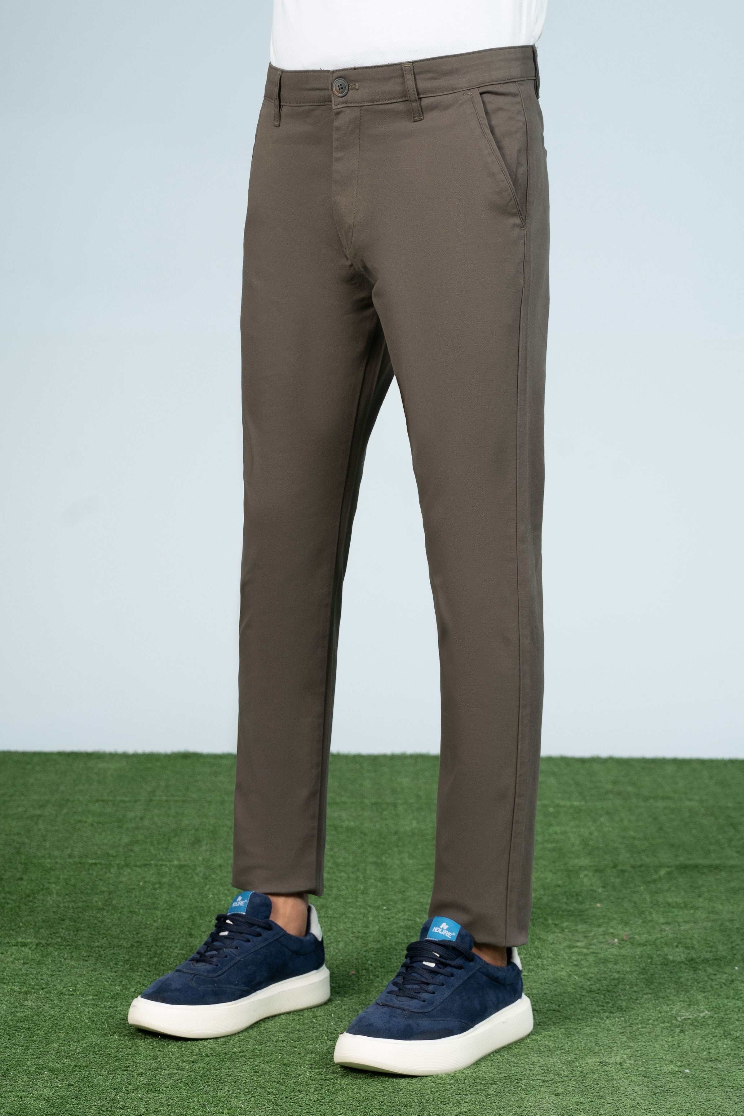 CASUAL PANT CROSS POCKET DARK OLIVE at Charcoal Clothing