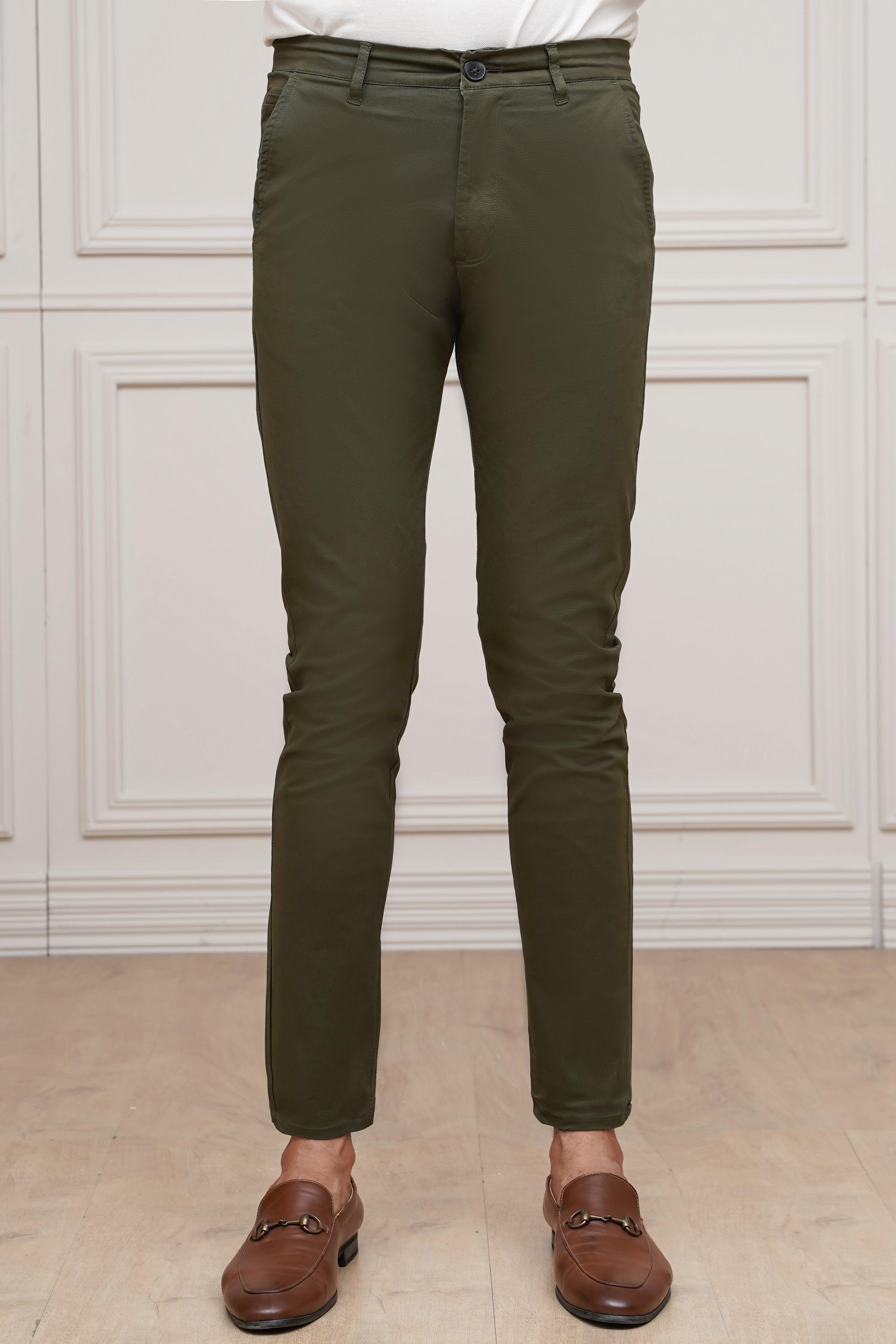 CASUAL PANT CROSS POCKET GREEN at Charcoal Clothing