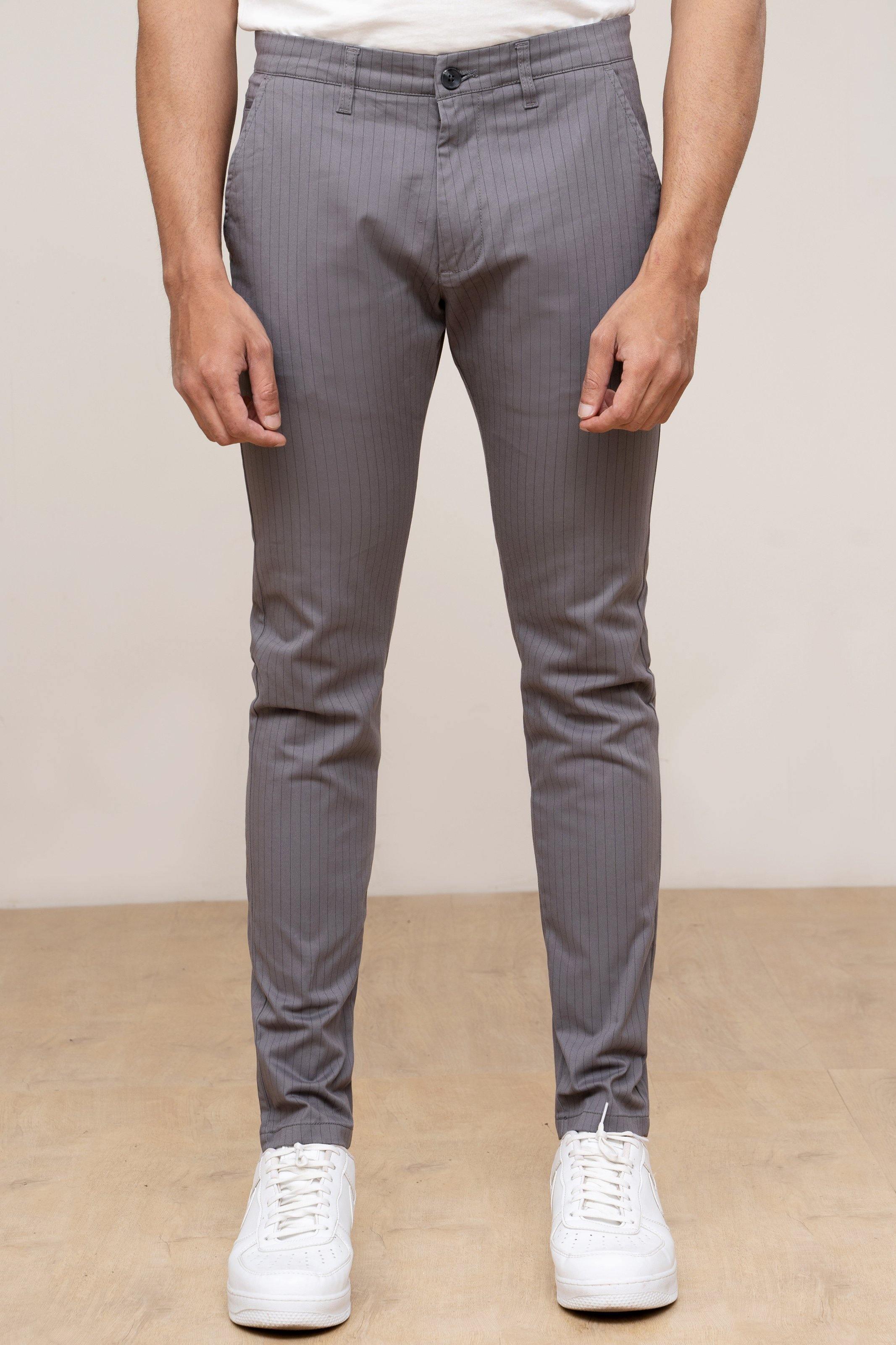 CASUAL PANT CROSS POCKET GREY at Charcoal Clothing