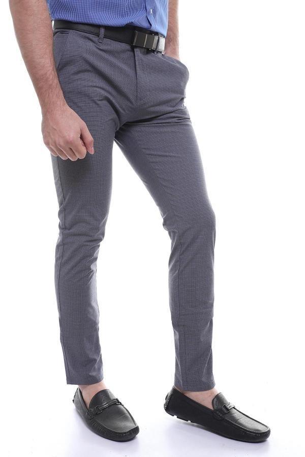 CASUAL PANT CROSS POCKET ITALIAN FIT DARK GREY at Charcoal Clothing