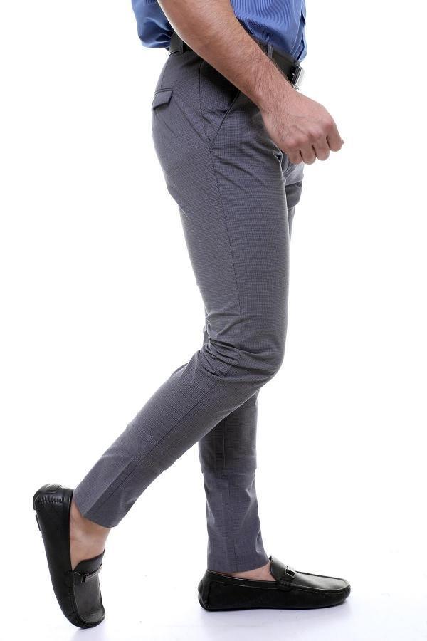 CASUAL PANT CROSS POCKET ITALIAN FIT DARK GREY at Charcoal Clothing