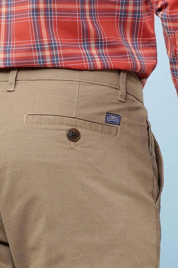 CASUAL PANT CROSS POCKET KHAKI SLIM FIT at Charcoal Clothing