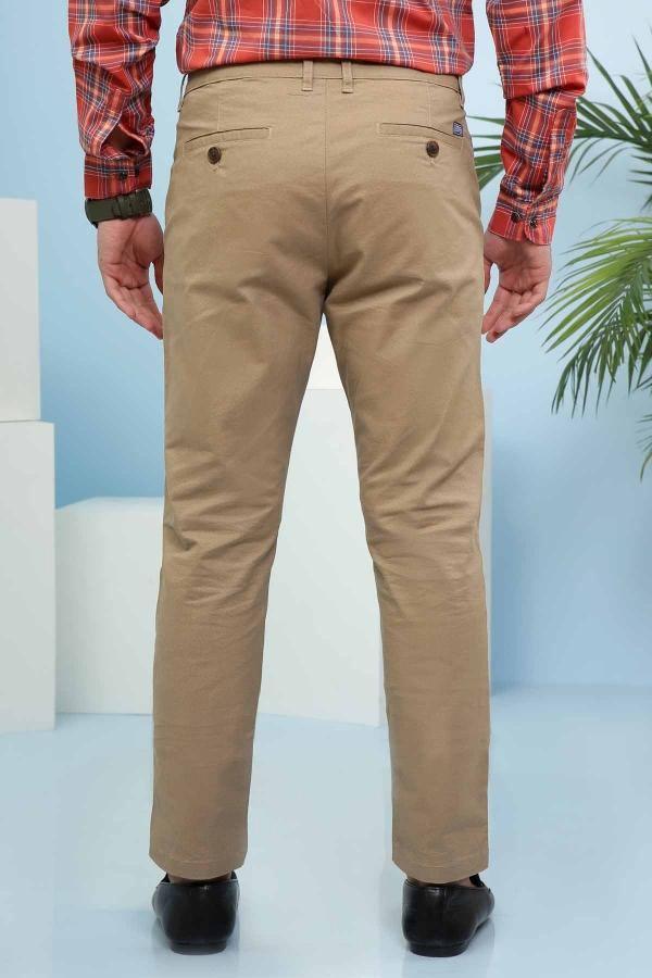 CASUAL PANT CROSS POCKET KHAKI SLIM FIT at Charcoal Clothing