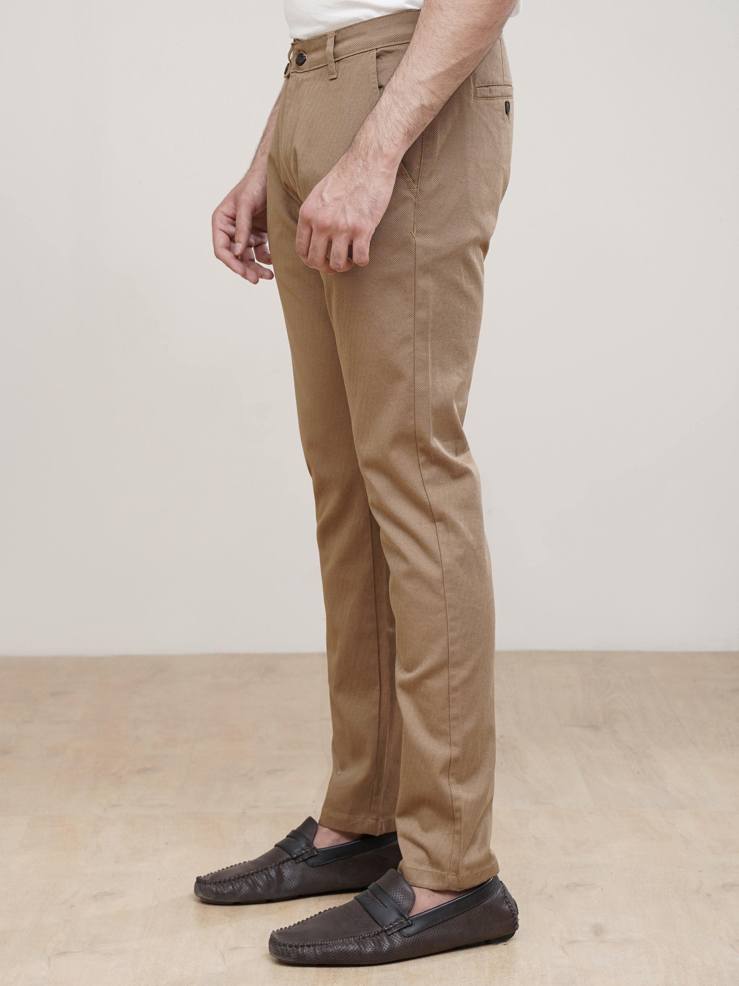 CASUAL PANT CROSS POCKET KHAKI at Charcoal Clothing