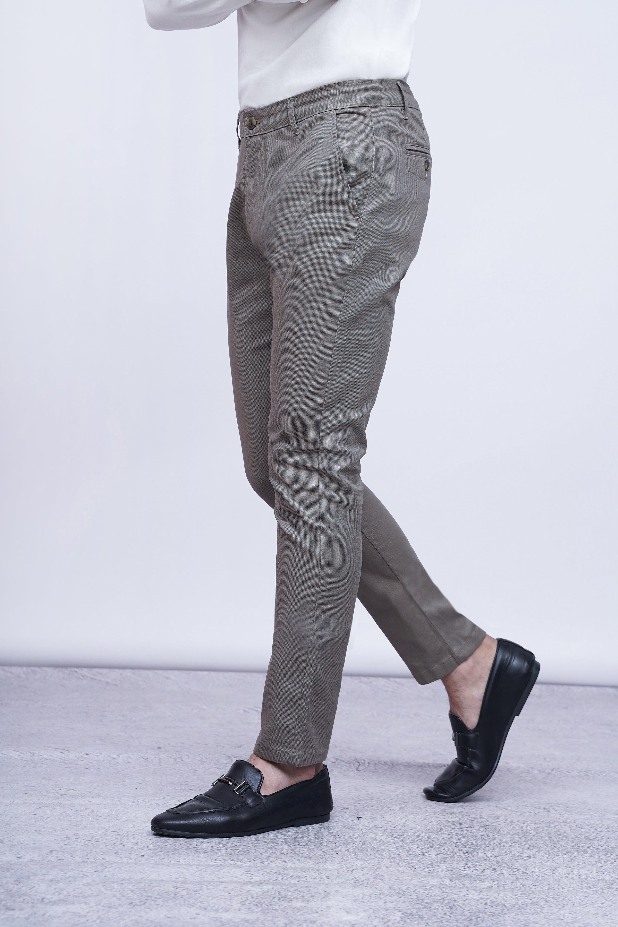 CASUAL PANT CROSS POCKET KHAKI at Charcoal Clothing