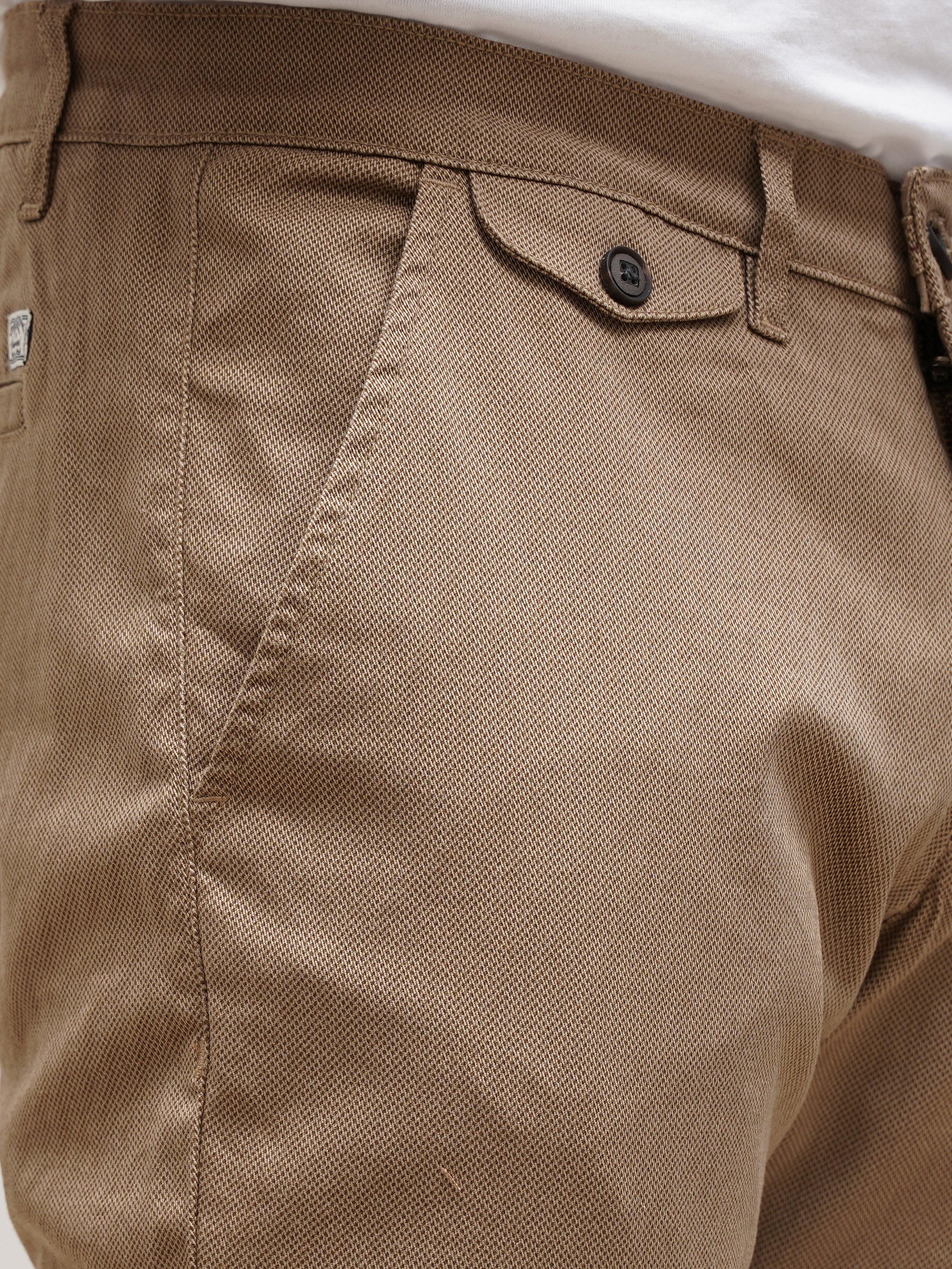 CASUAL PANT CROSS POCKET KHAKI at Charcoal Clothing