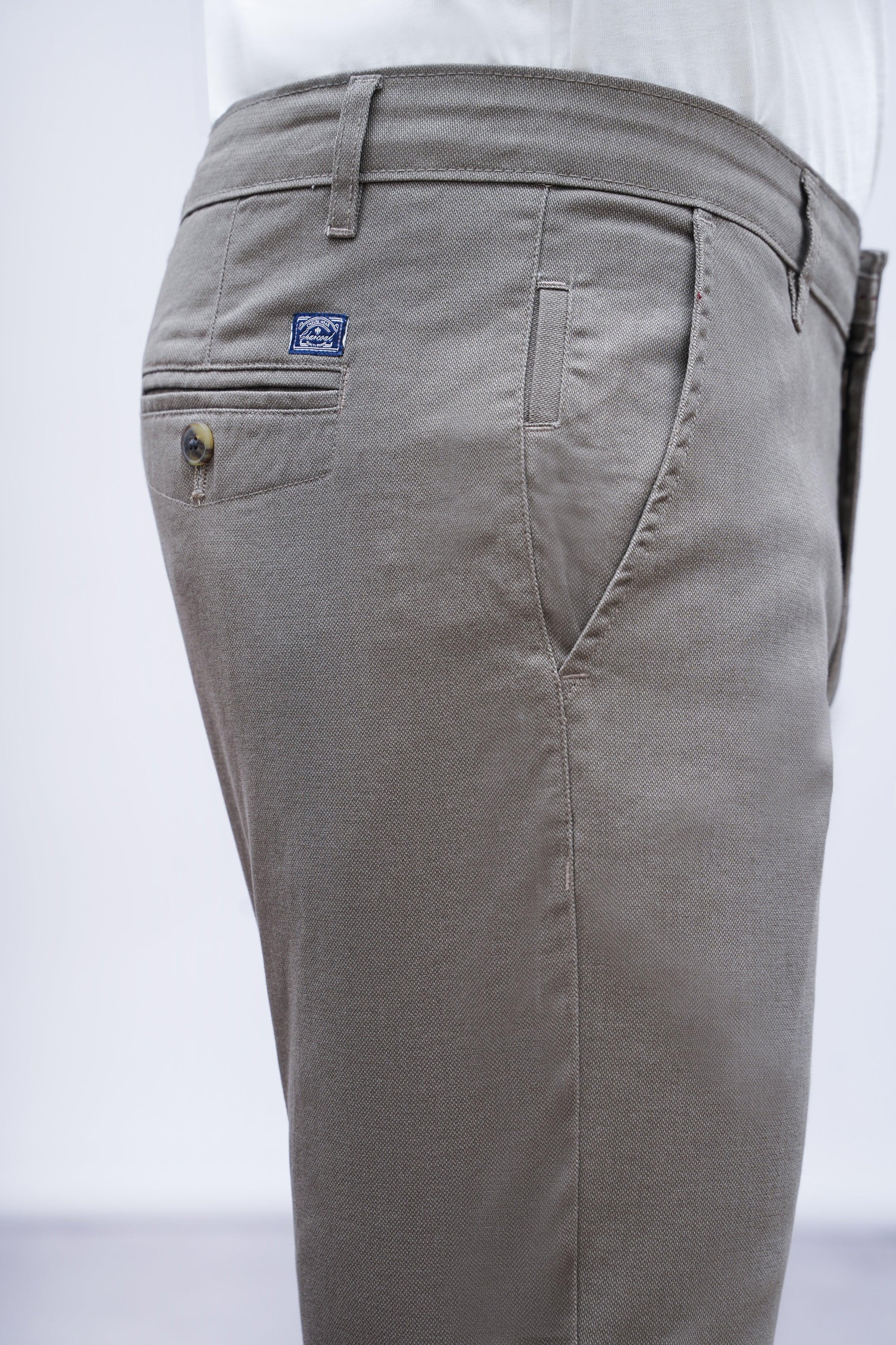 CASUAL PANT CROSS POCKET KHAKI at Charcoal Clothing