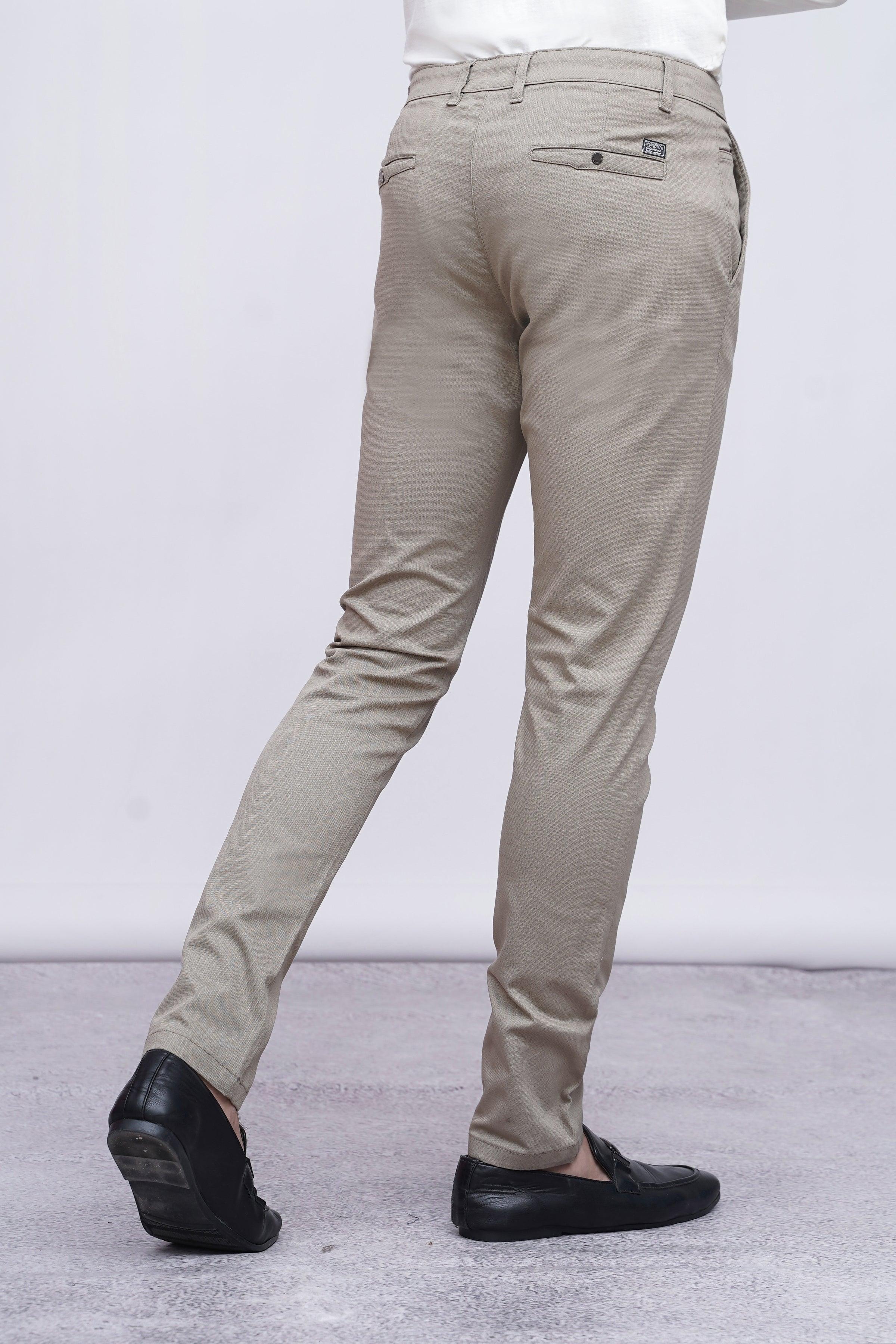 CASUAL PANT CROSS POCKET LIGHT KHAKI at Charcoal Clothing