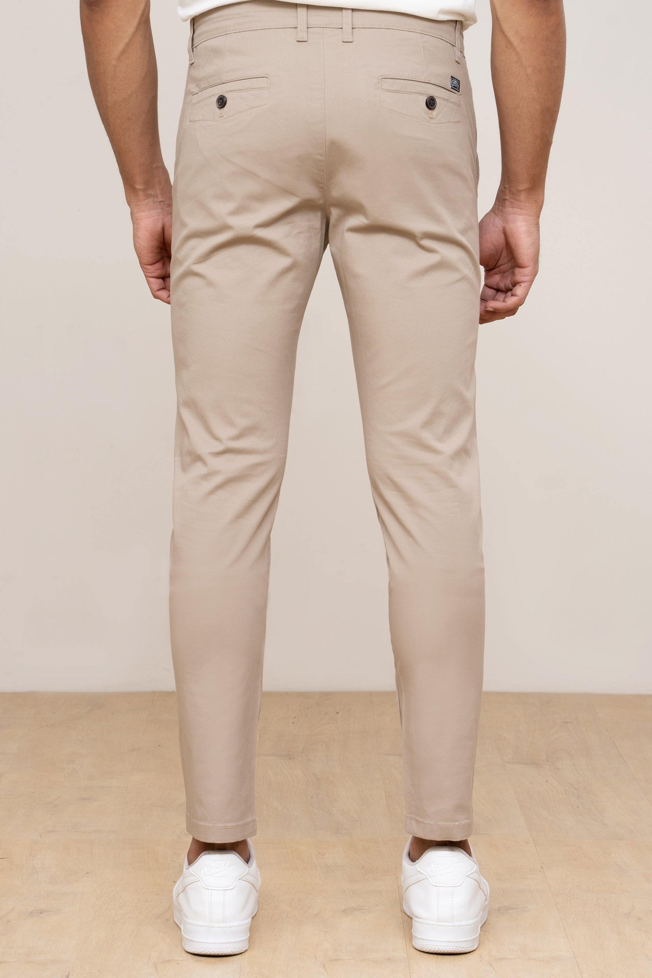 CASUAL PANT CROSS POCKET LIGHT KHAKI at Charcoal Clothing