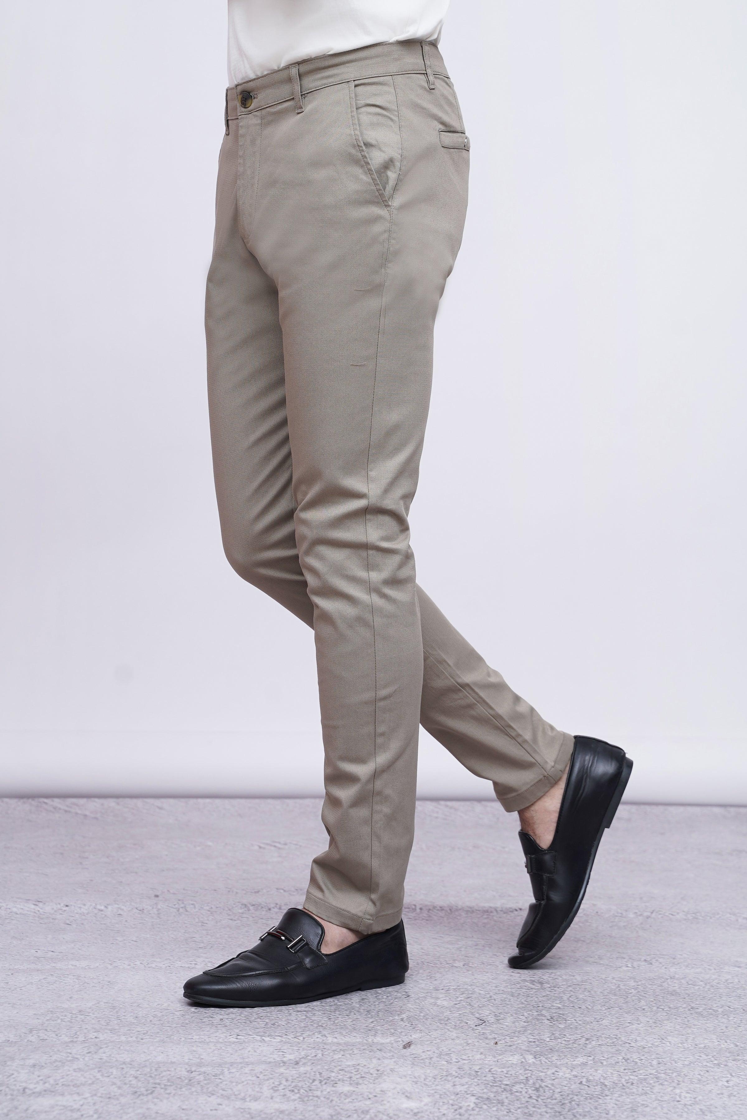 CASUAL PANT CROSS POCKET LIGHT KHAKI at Charcoal Clothing