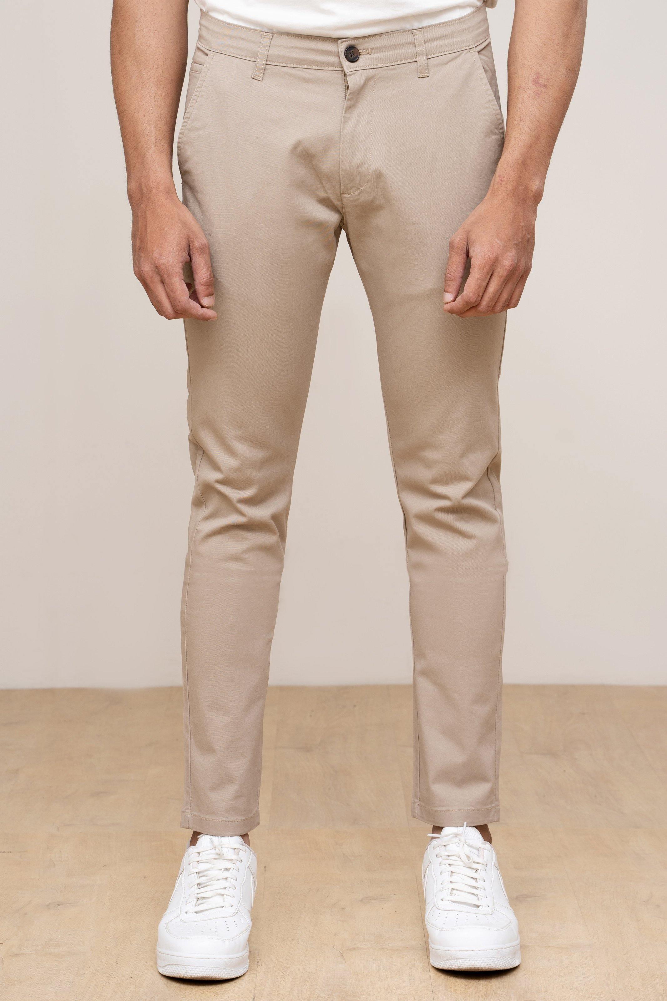 CASUAL PANT CROSS POCKET LIGHT KHAKI at Charcoal Clothing