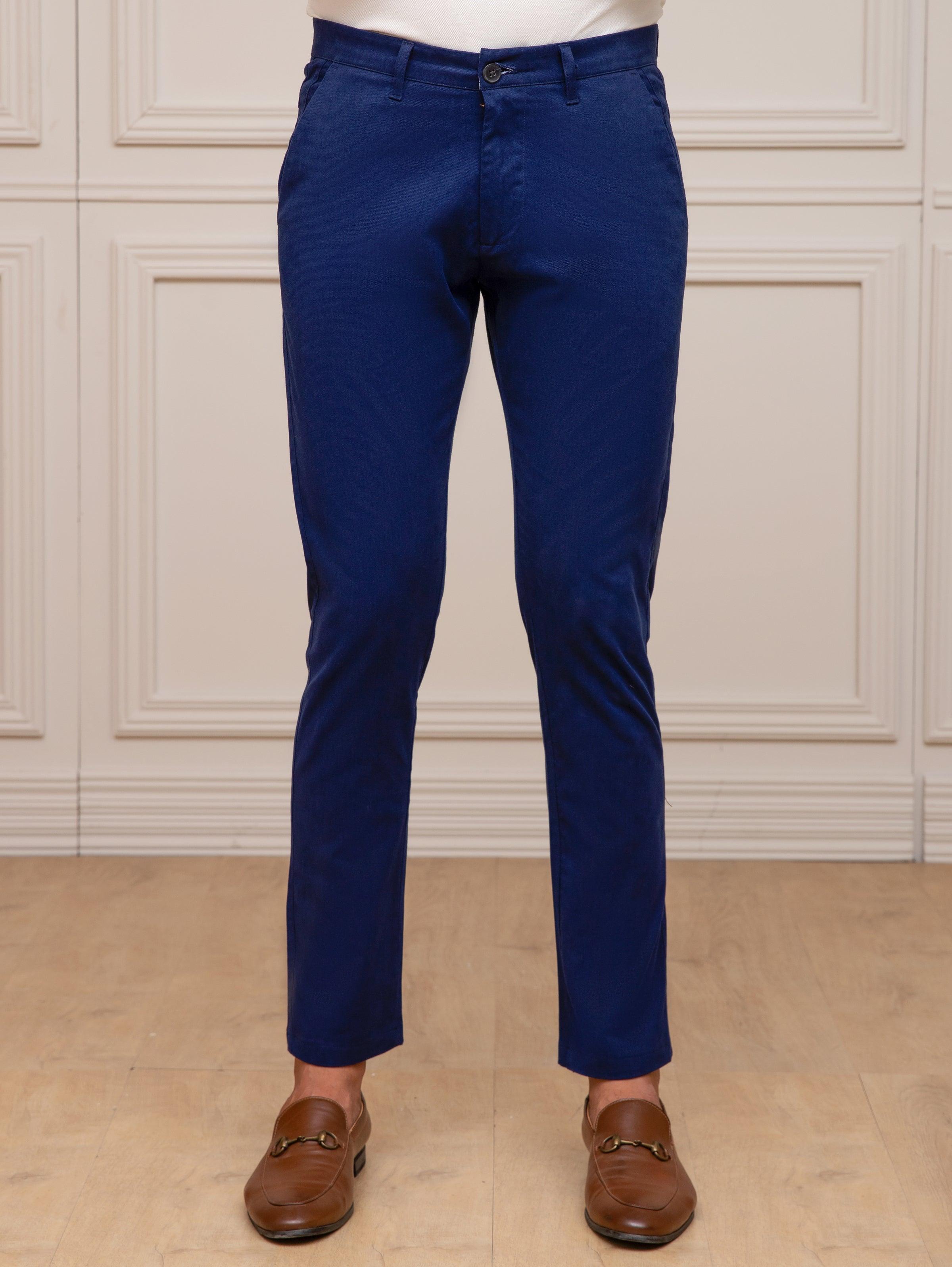 CASUAL PANT CROSS POCKET NAVY at Charcoal Clothing