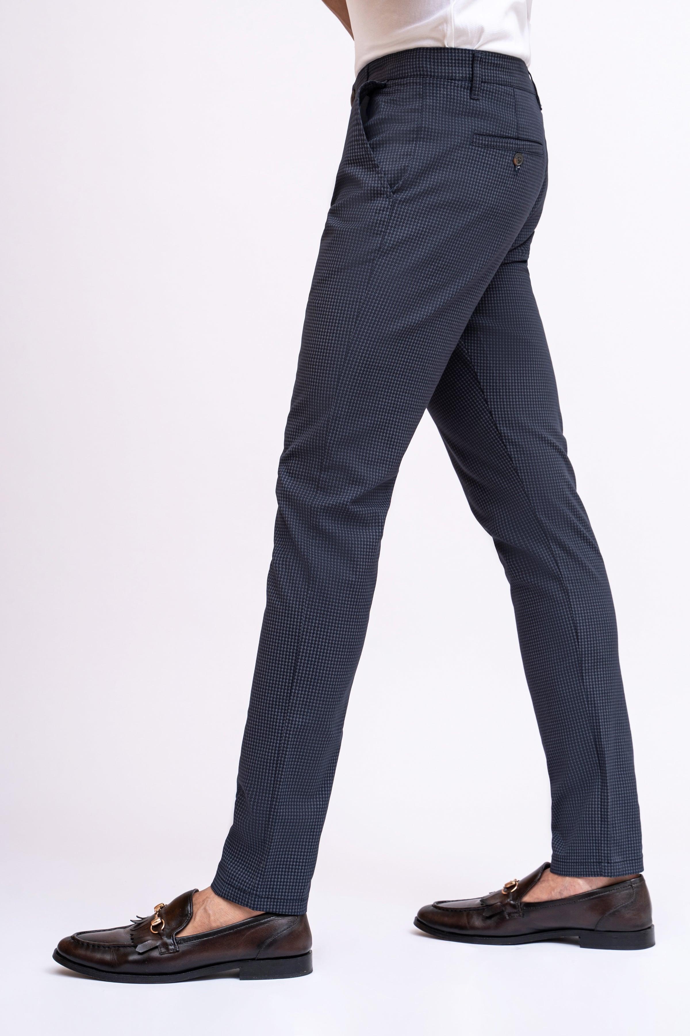 CASUAL PANT CROSS POCKET NAVY at Charcoal Clothing