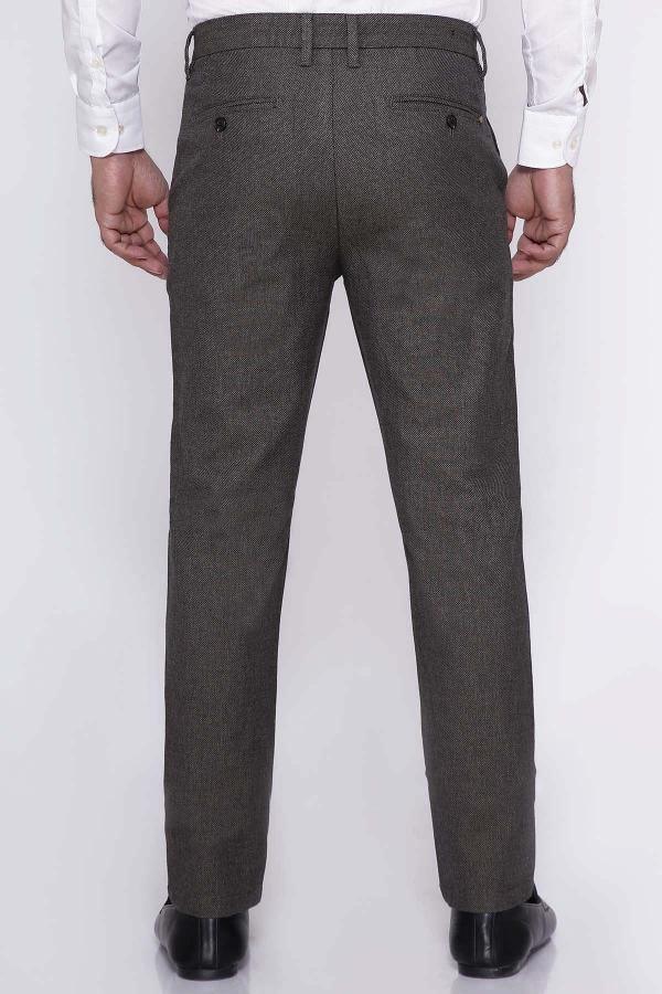 CASUAL PANT CROSS POCKET SLIM FIT GREY BLACK at Charcoal Clothing