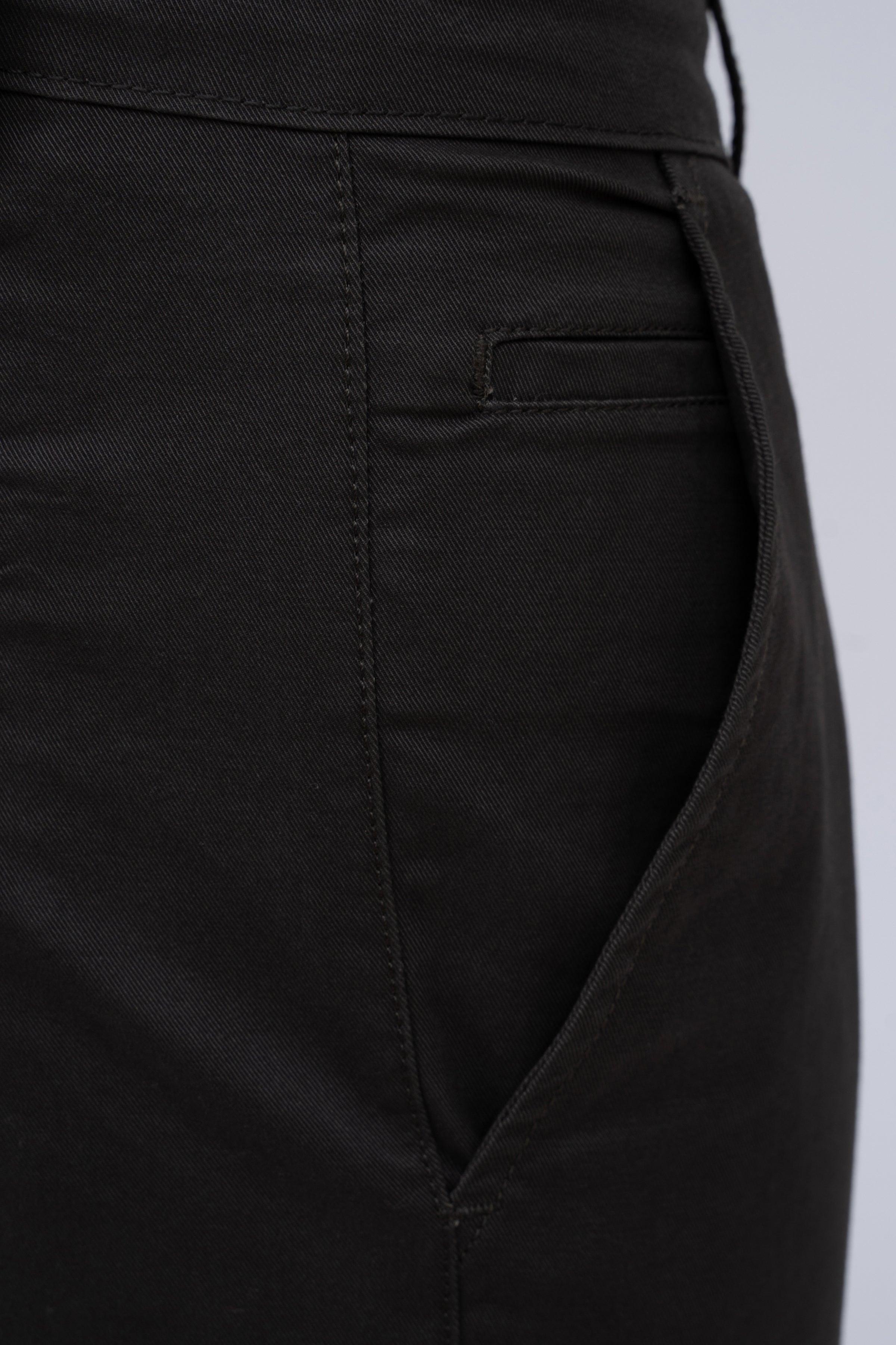 CASUAL PANT CROSS POCKET WITH FLAP DARK OLIVE at Charcoal Clothing