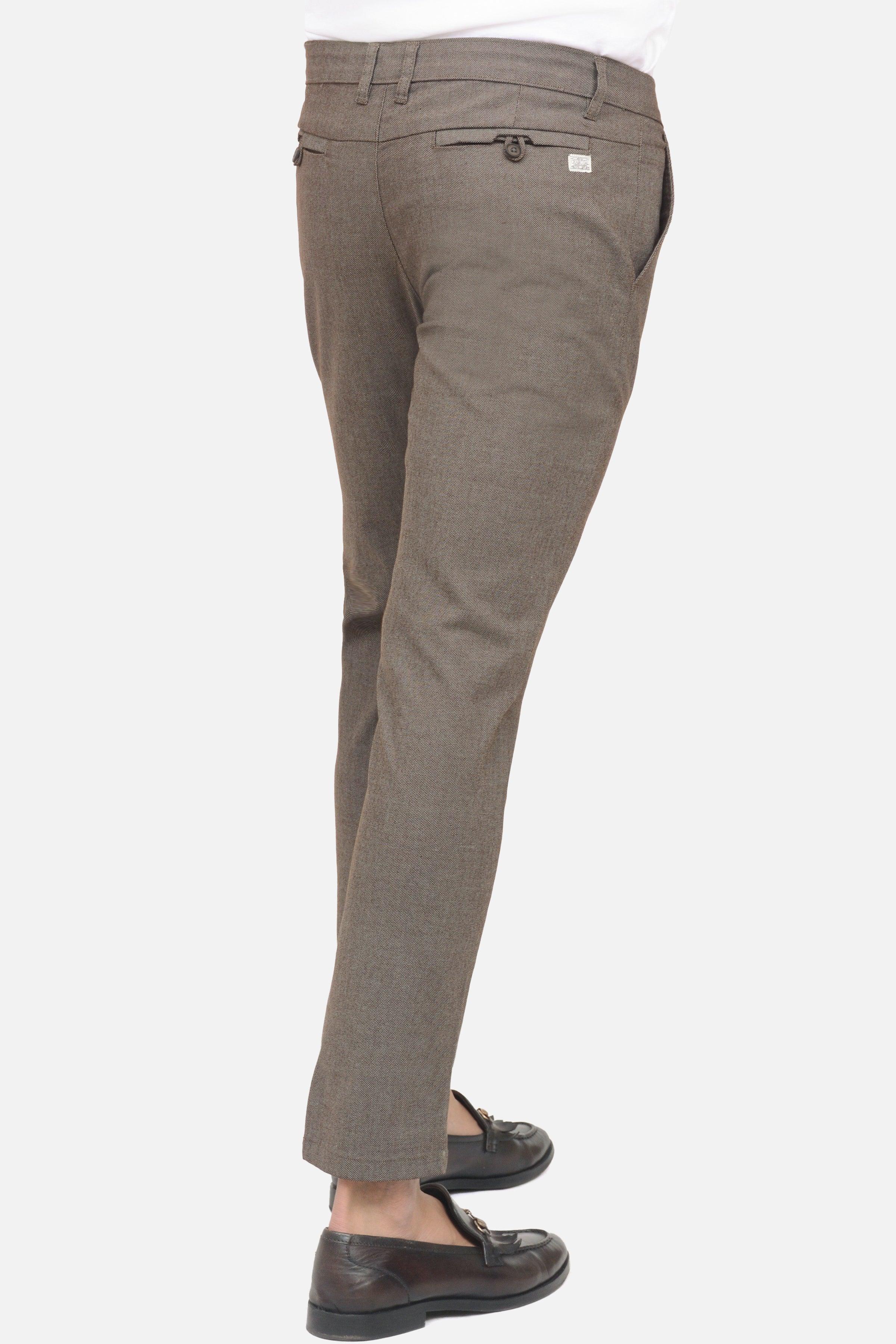 CASUAL PANT DARK BROWN at Charcoal Clothing
