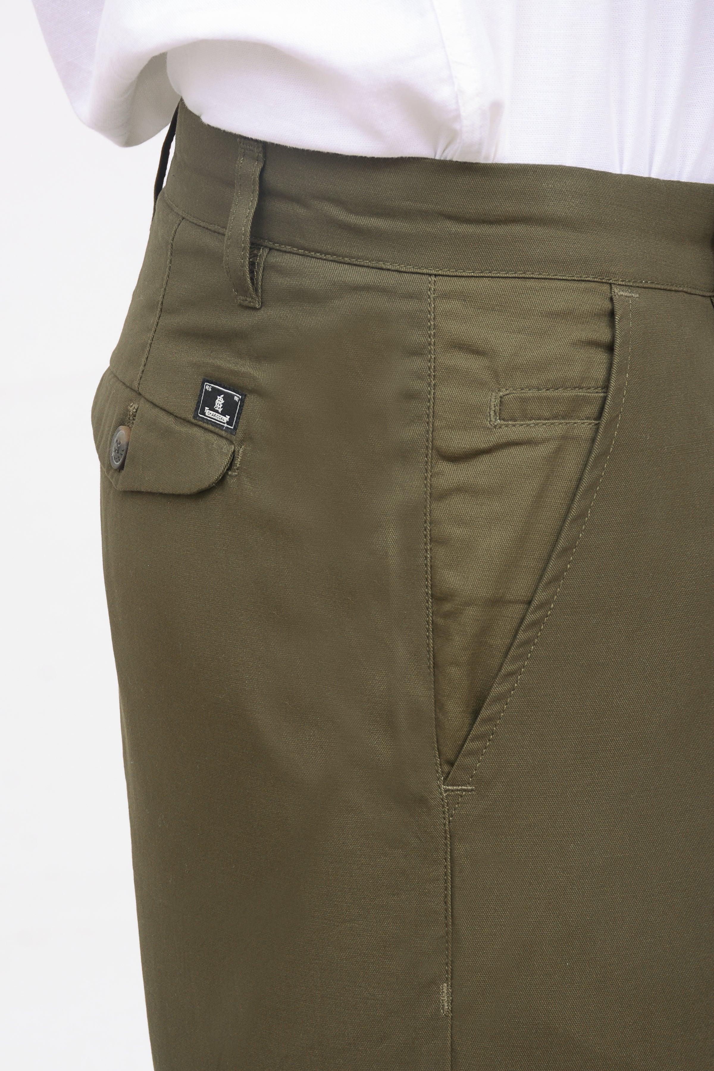 CASUAL PANT DARK OLIVE at Charcoal Clothing