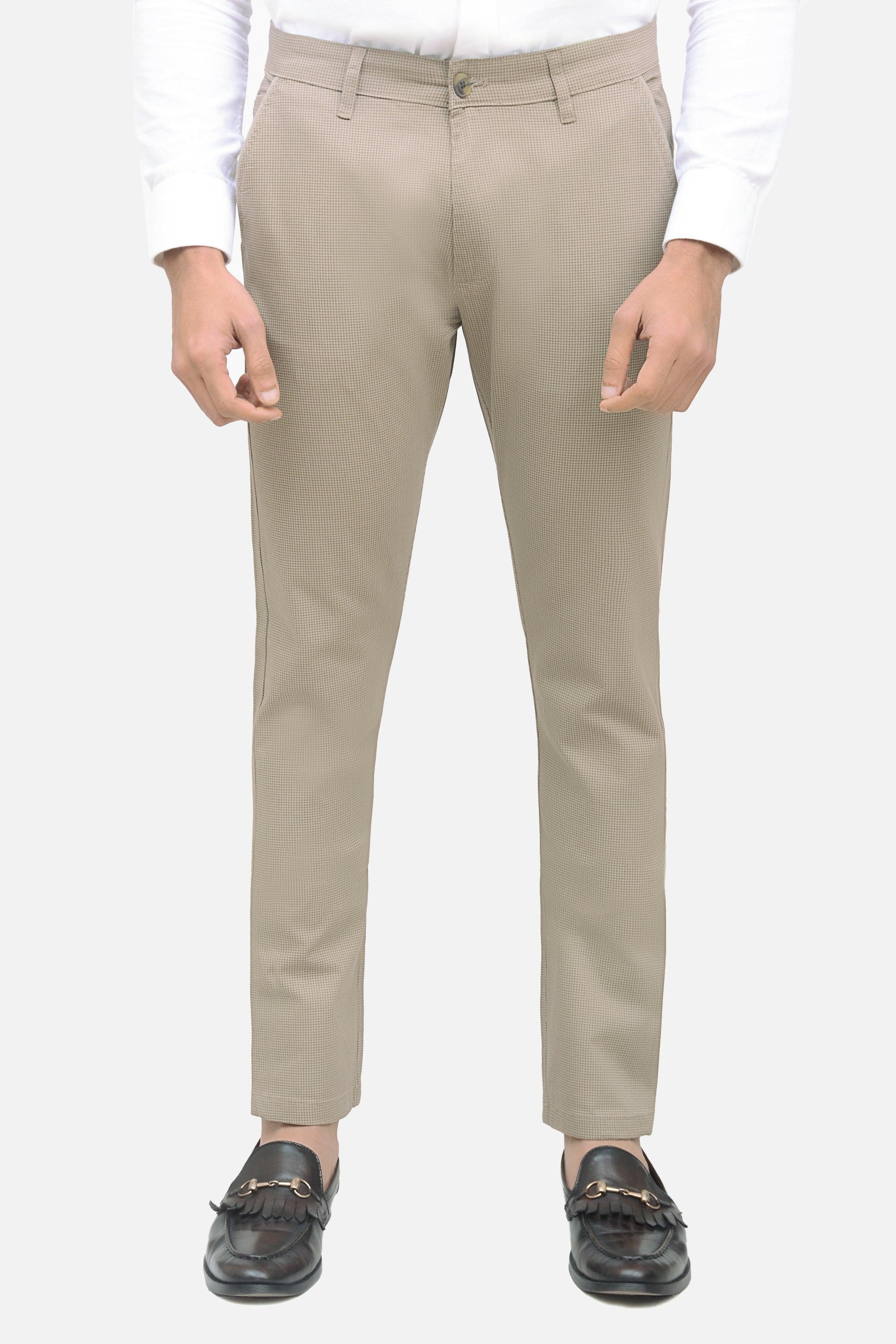 CASUAL PANT KHAKI BROWN at Charcoal Clothing
