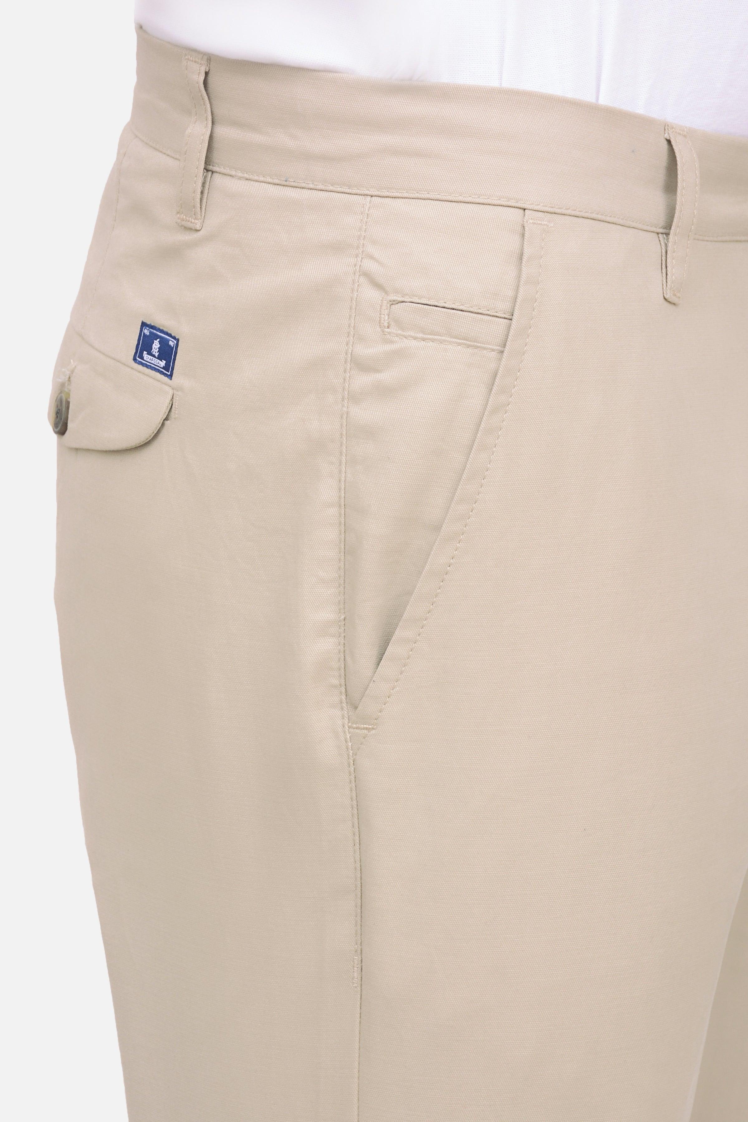 CASUAL PANT LIGHT KHAKI at Charcoal Clothing