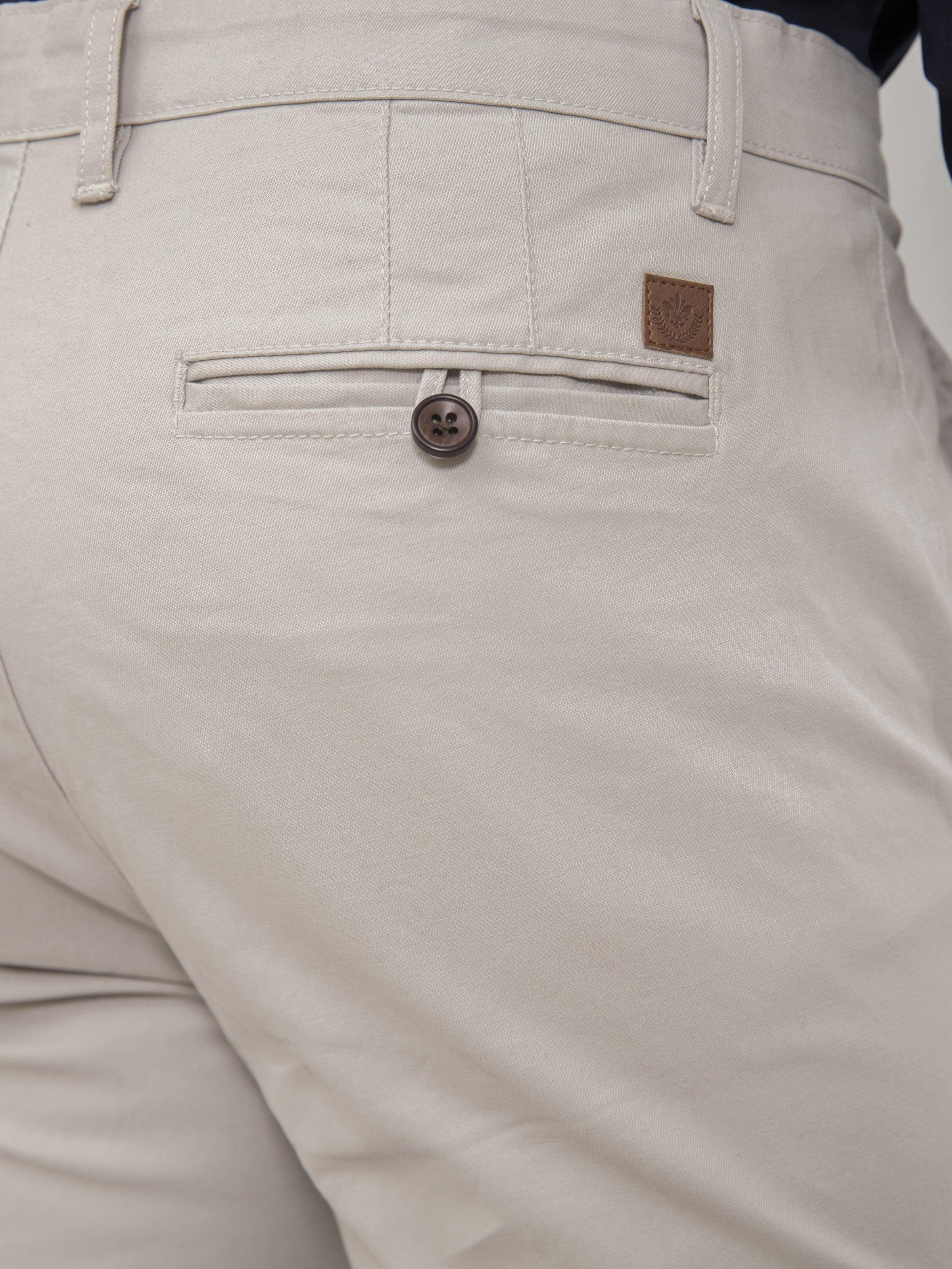 CASUAL PANT SLIM FIT BEIGE at Charcoal Clothing