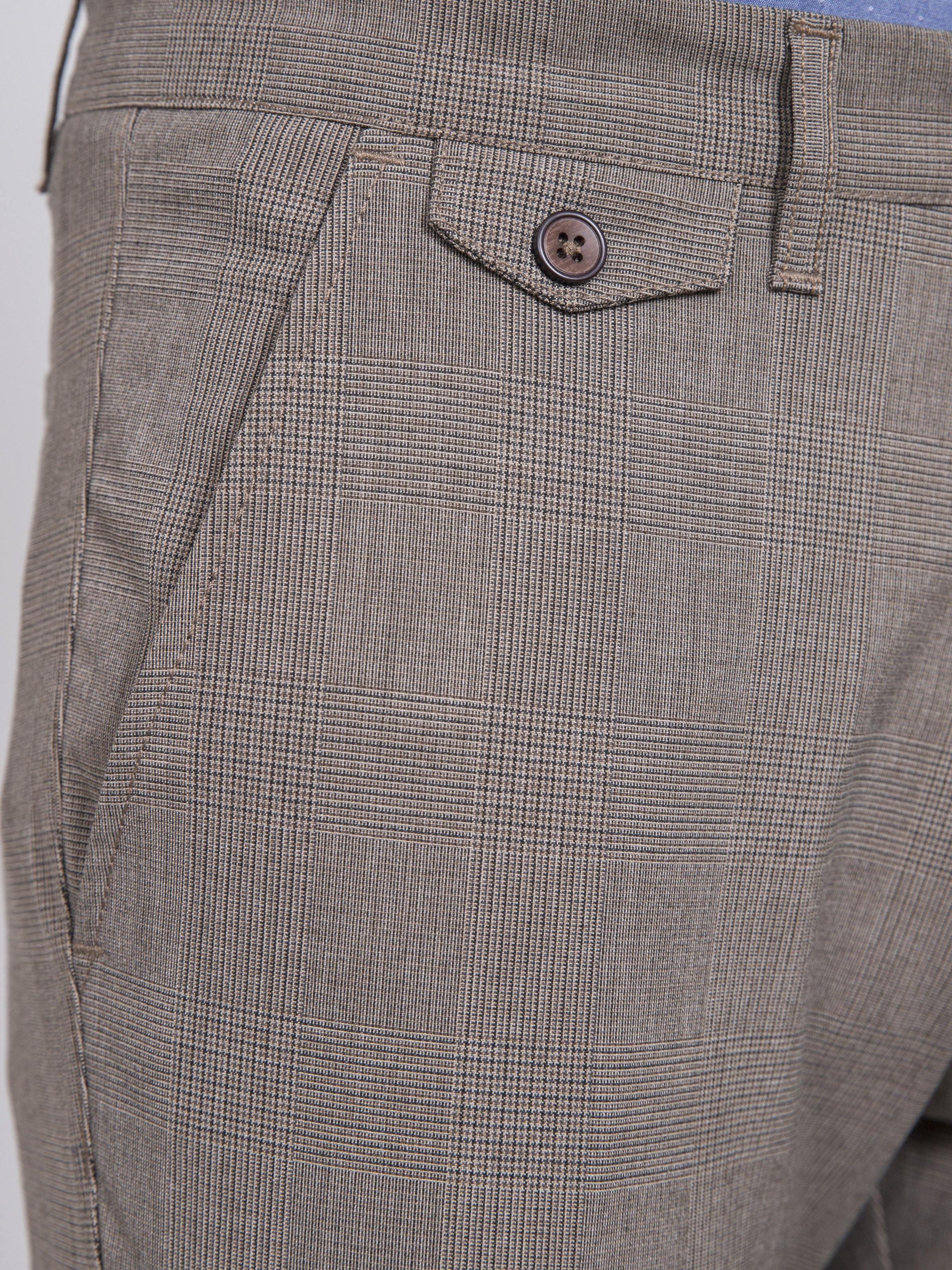 CASUAL PANT SLIM FIT KHAKI BROWN at Charcoal Clothing
