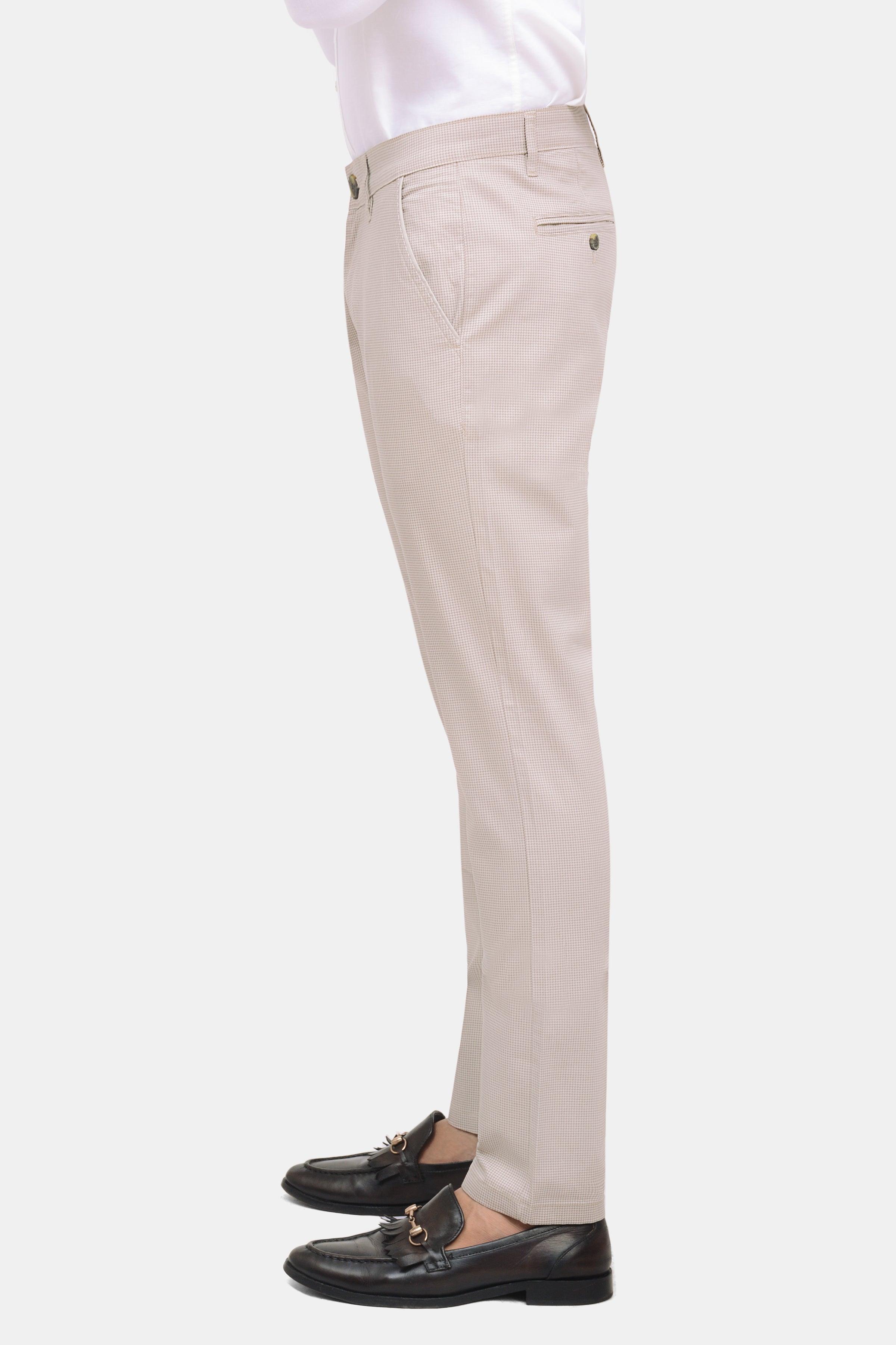 CASUAL PANT STONE KHAKI at Charcoal Clothing