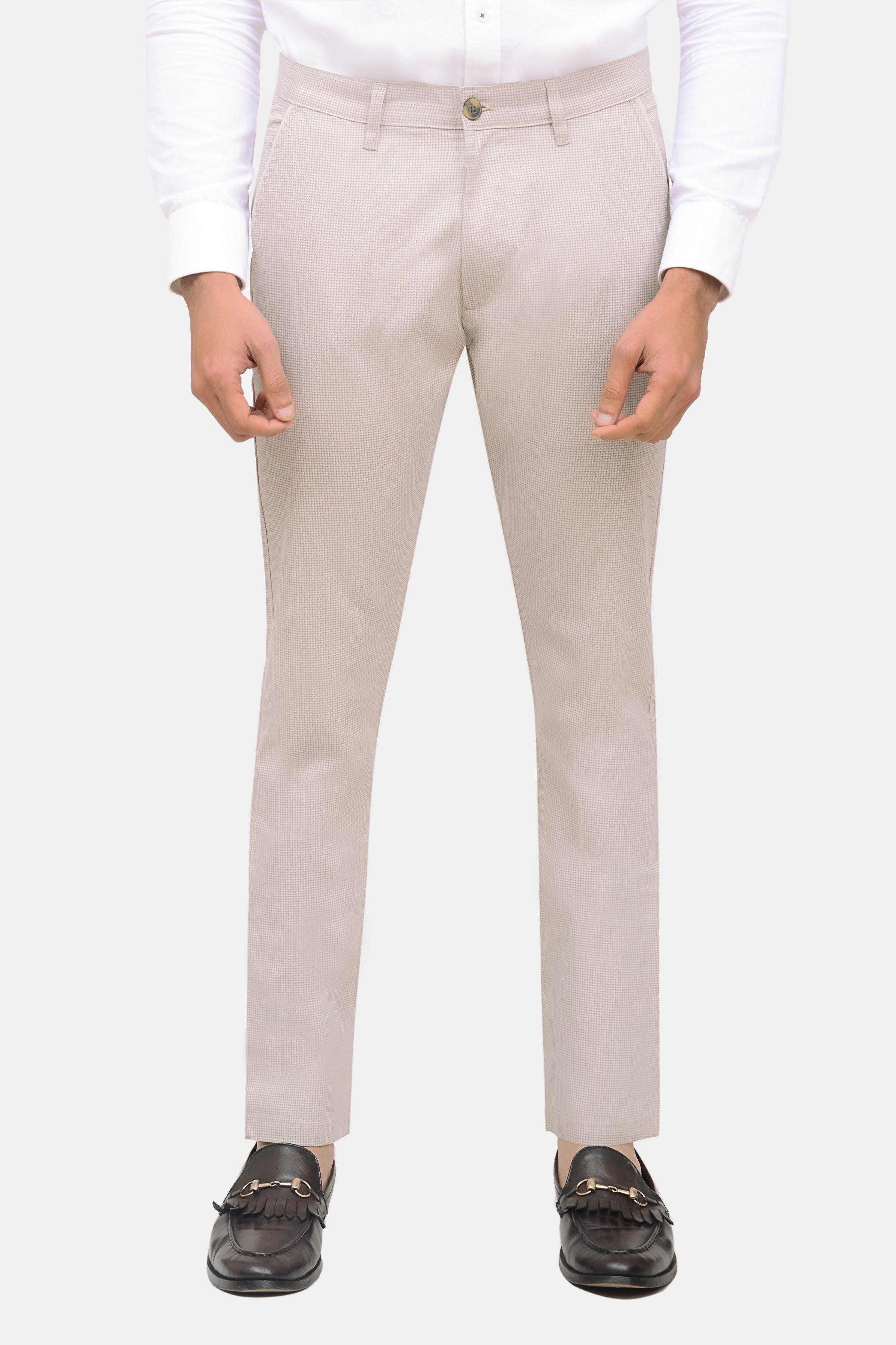 CASUAL PANT STONE KHAKI at Charcoal Clothing