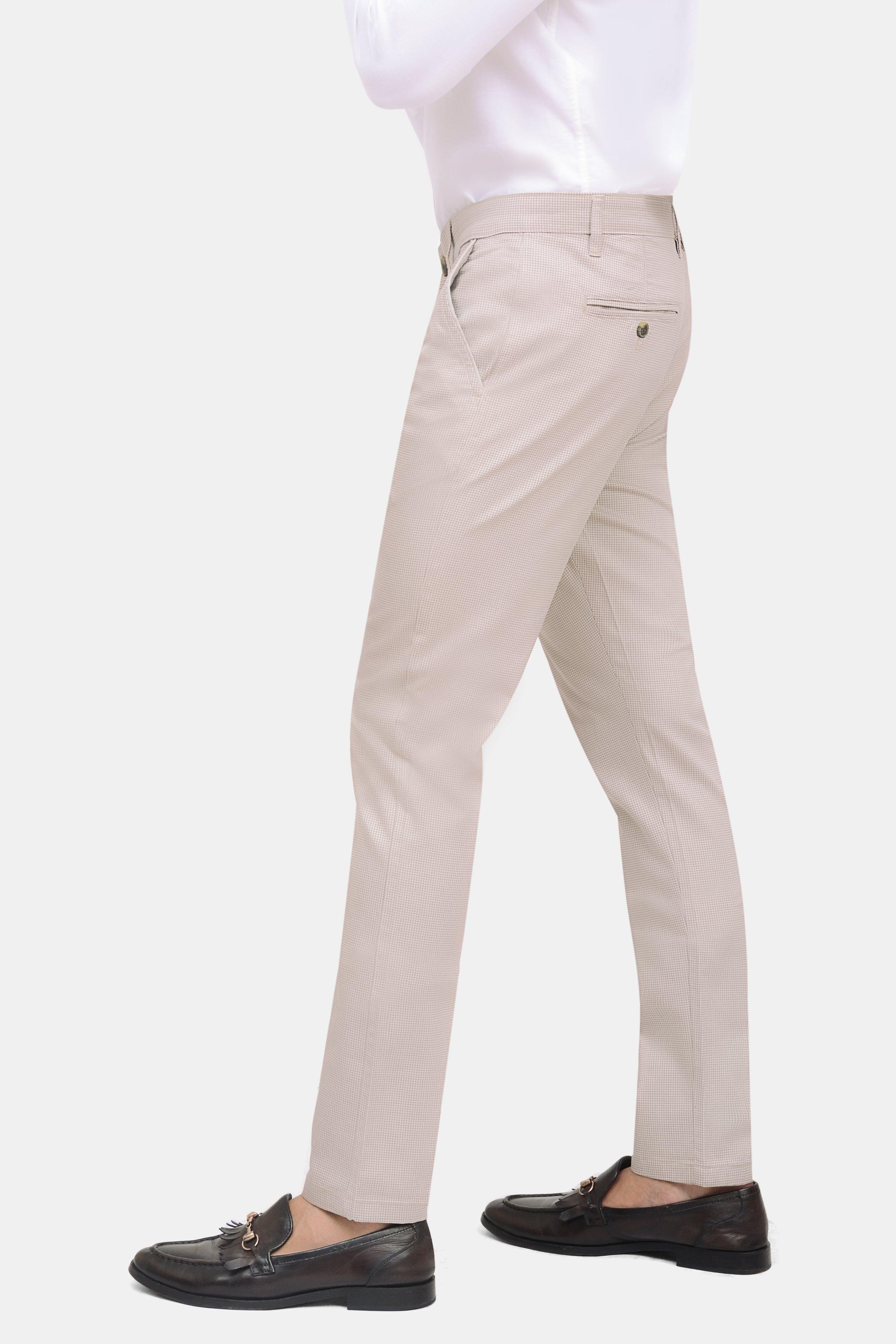 CASUAL PANT STONE KHAKI at Charcoal Clothing