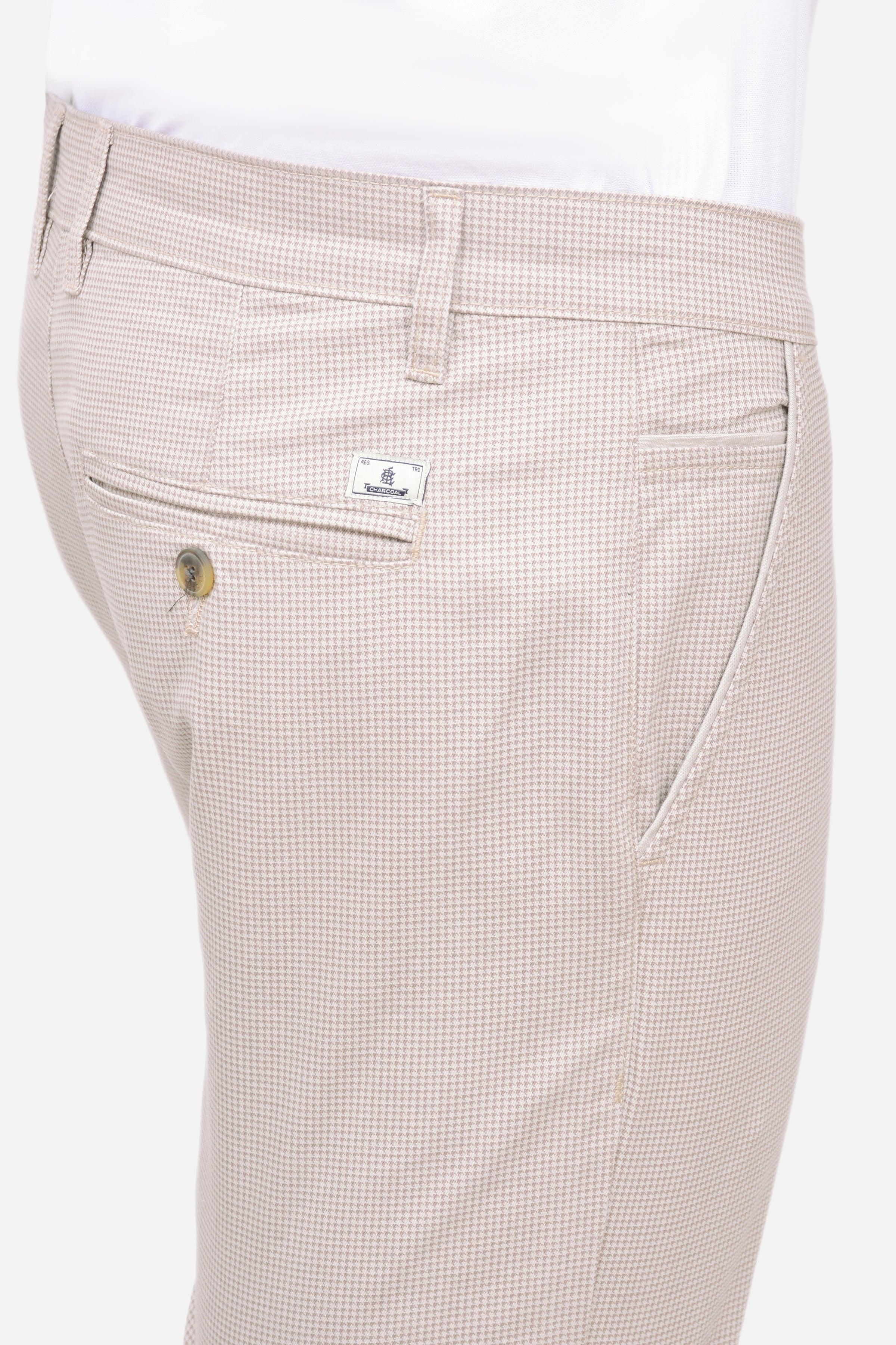 CASUAL PANT STONE KHAKI at Charcoal Clothing