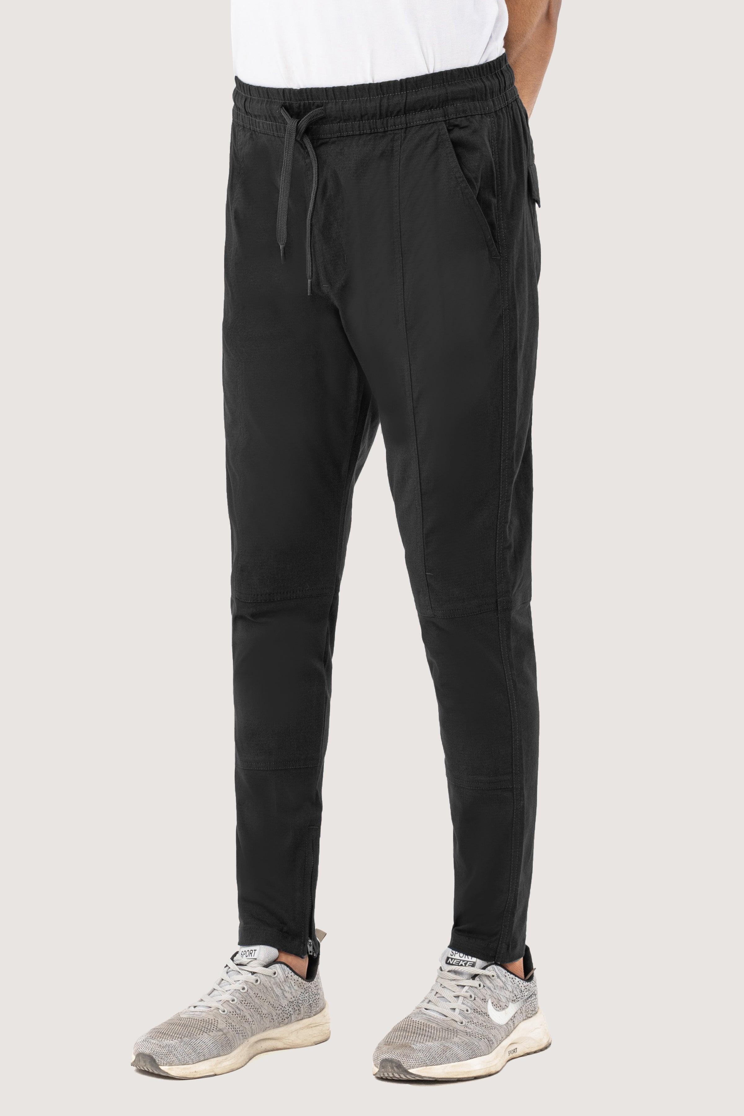 CASUAL RIPSTOP TROUSER BLACK at Charcoal Clothing
