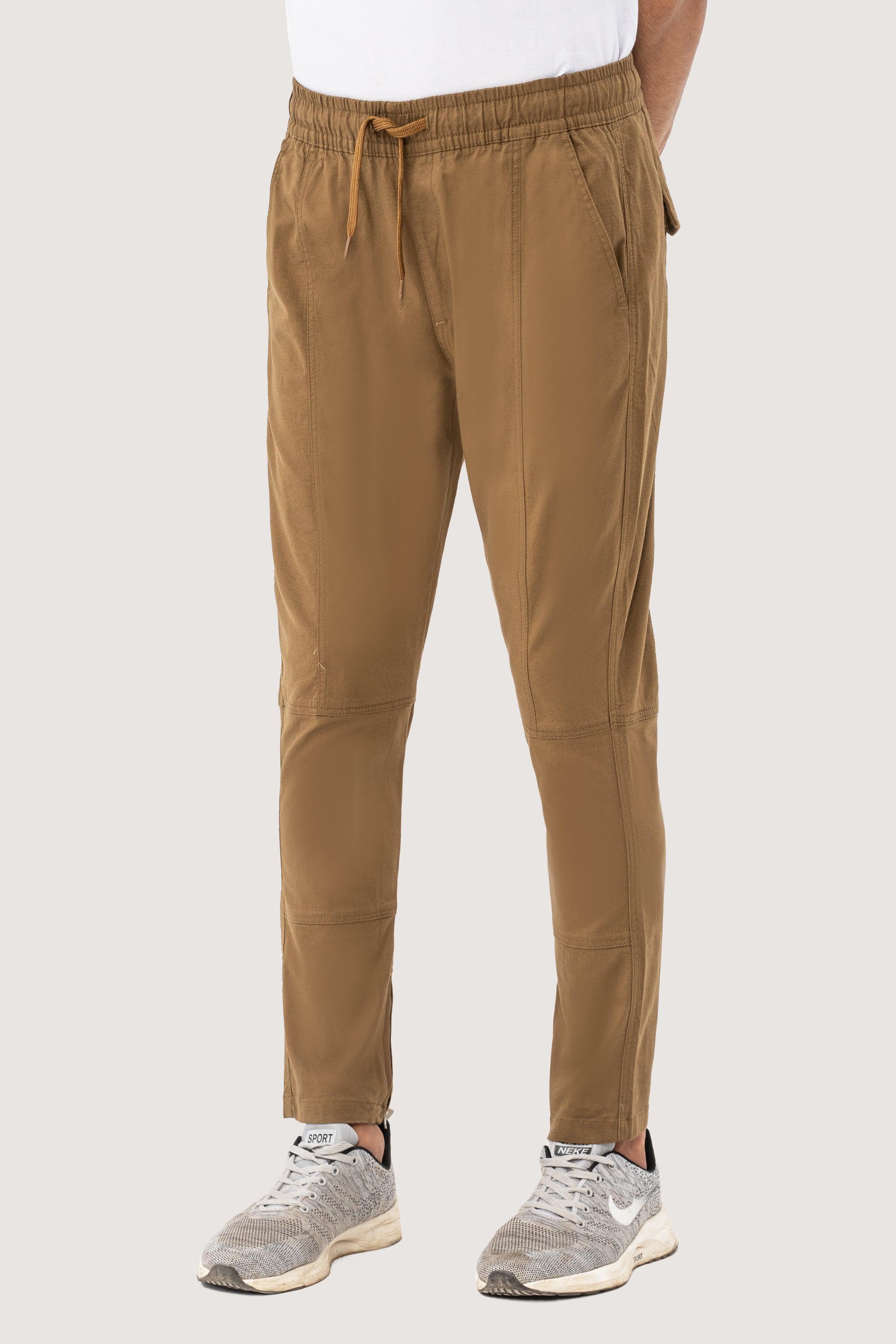 CASUAL RIPSTOP TROUSER DARK KHAKI at Charcoal Clothing