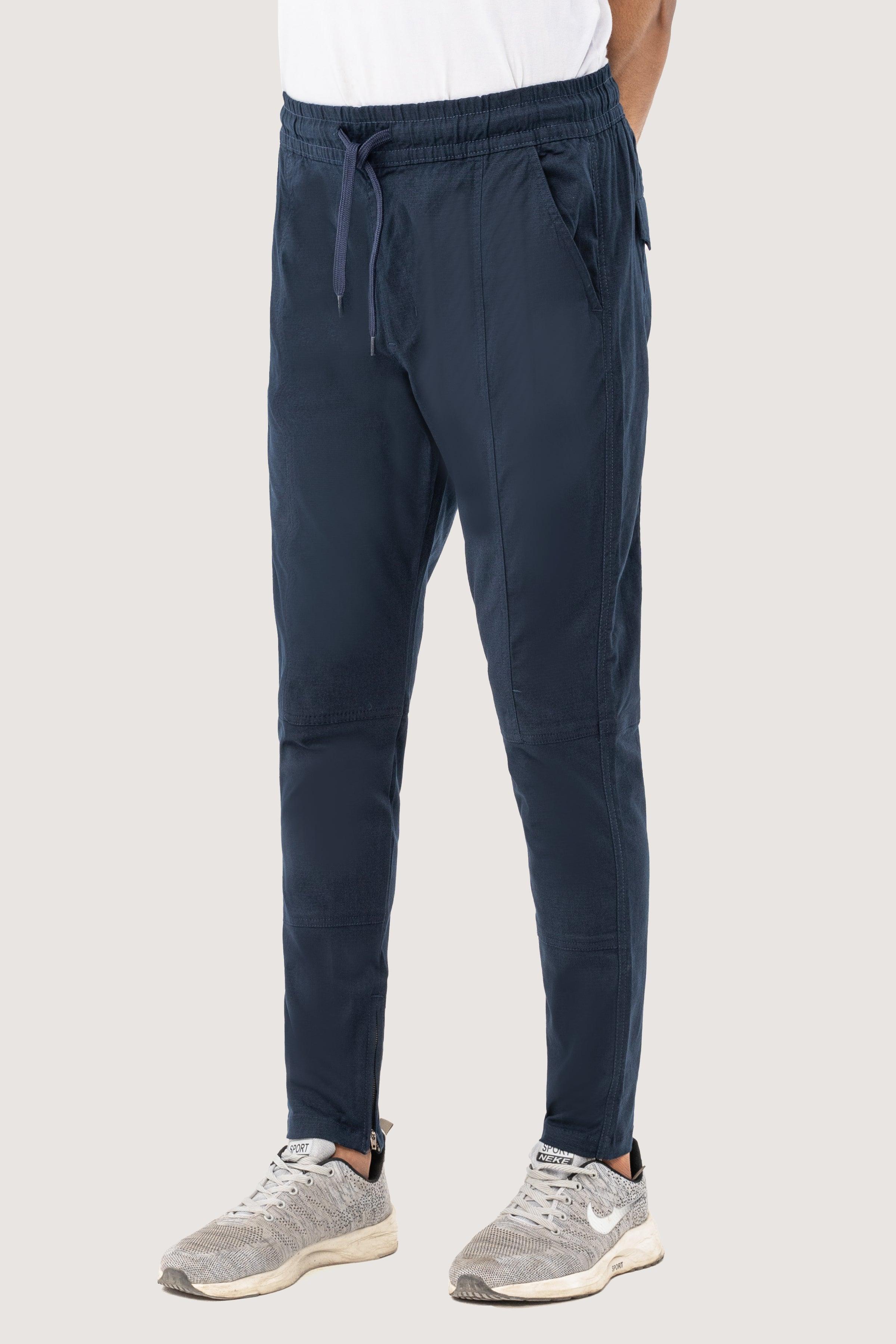 CASUAL RIPSTOP TROUSER NAVY at Charcoal Clothing