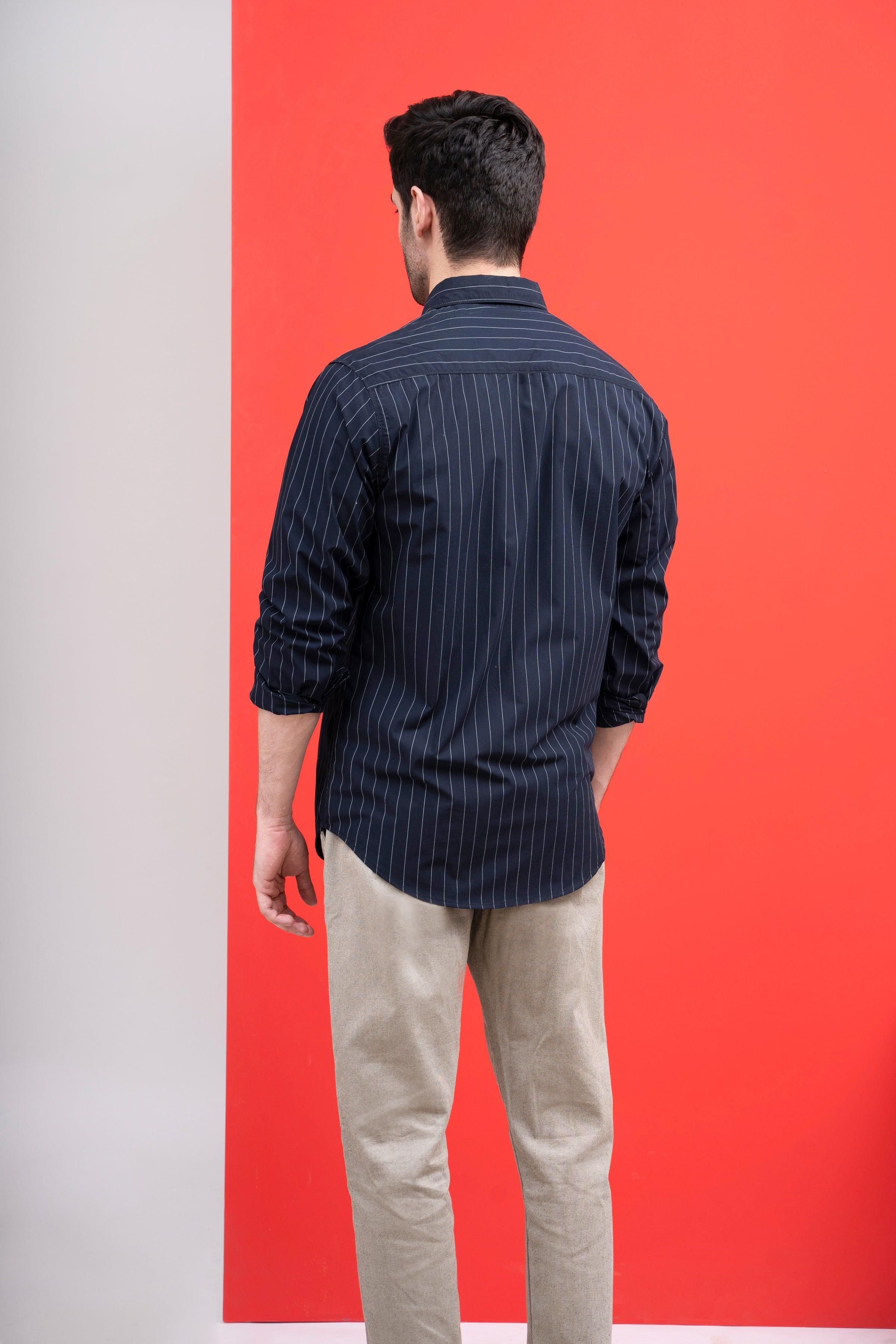 CASUAL SHIRT BLACK at Charcoal Clothing