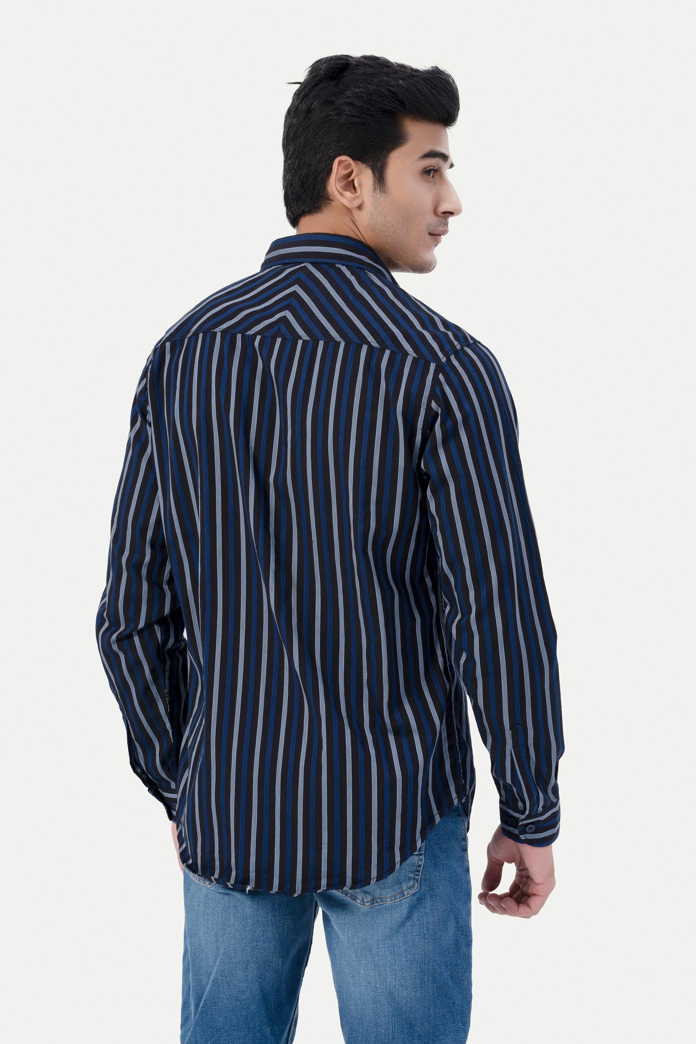 CASUAL SHIRT BLACK at Charcoal Clothing