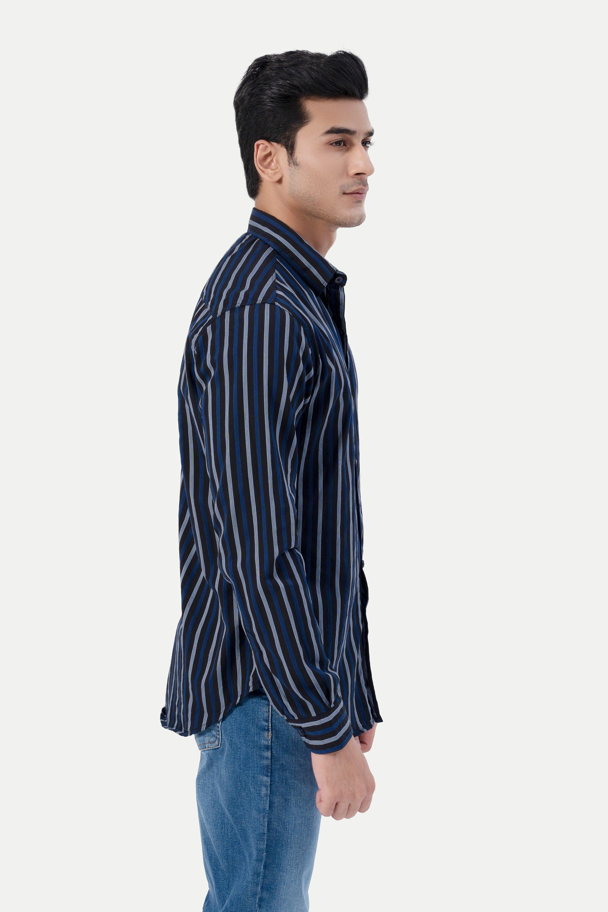 CASUAL SHIRT BLACK at Charcoal Clothing