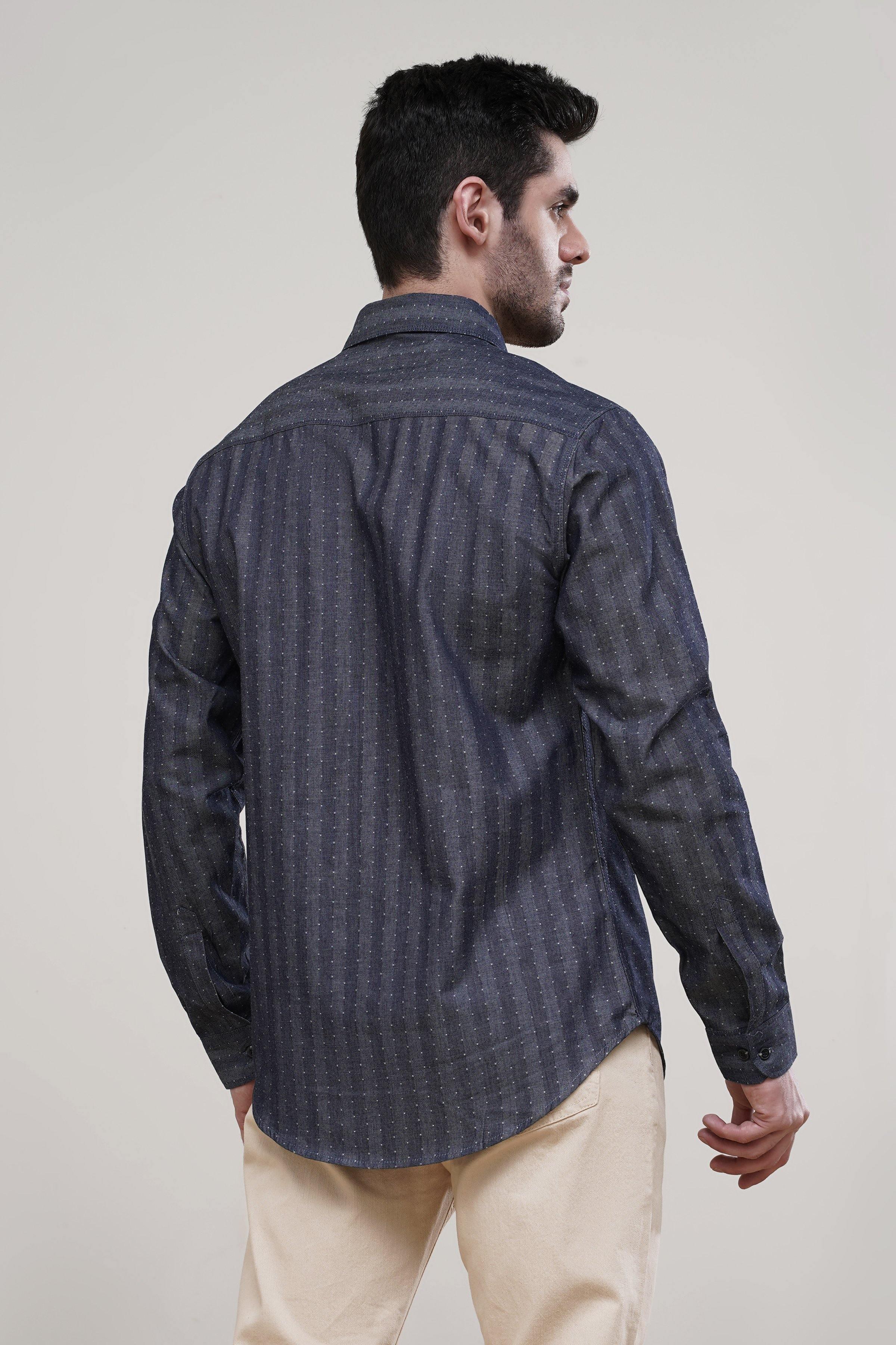 CASUAL SHIRT GREY at Charcoal Clothing