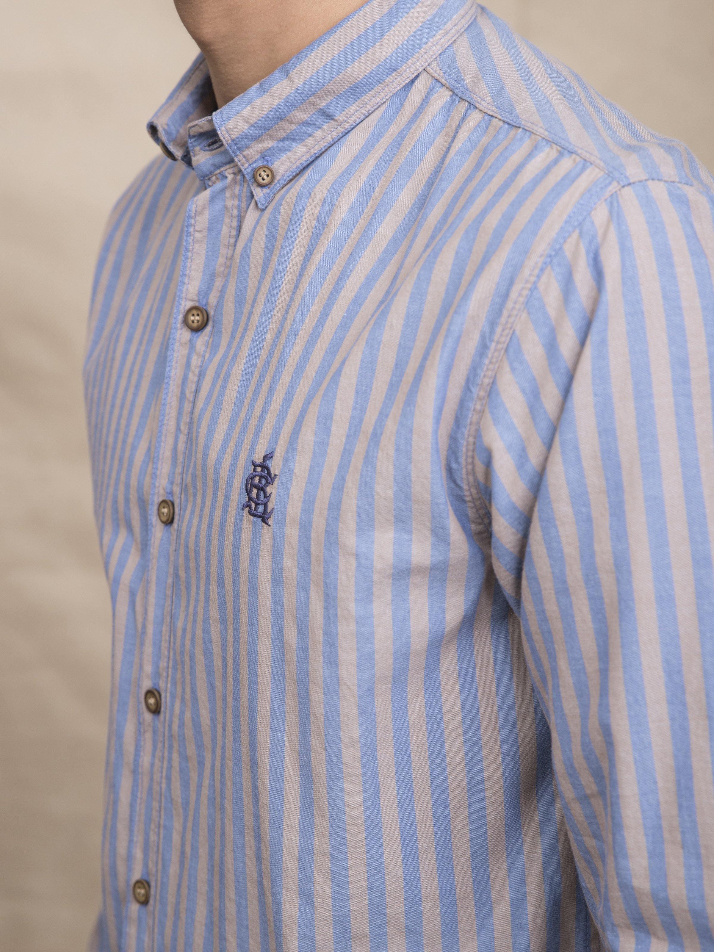 CASUAL SHIRT MUSTARD LINNING at Charcoal Clothing