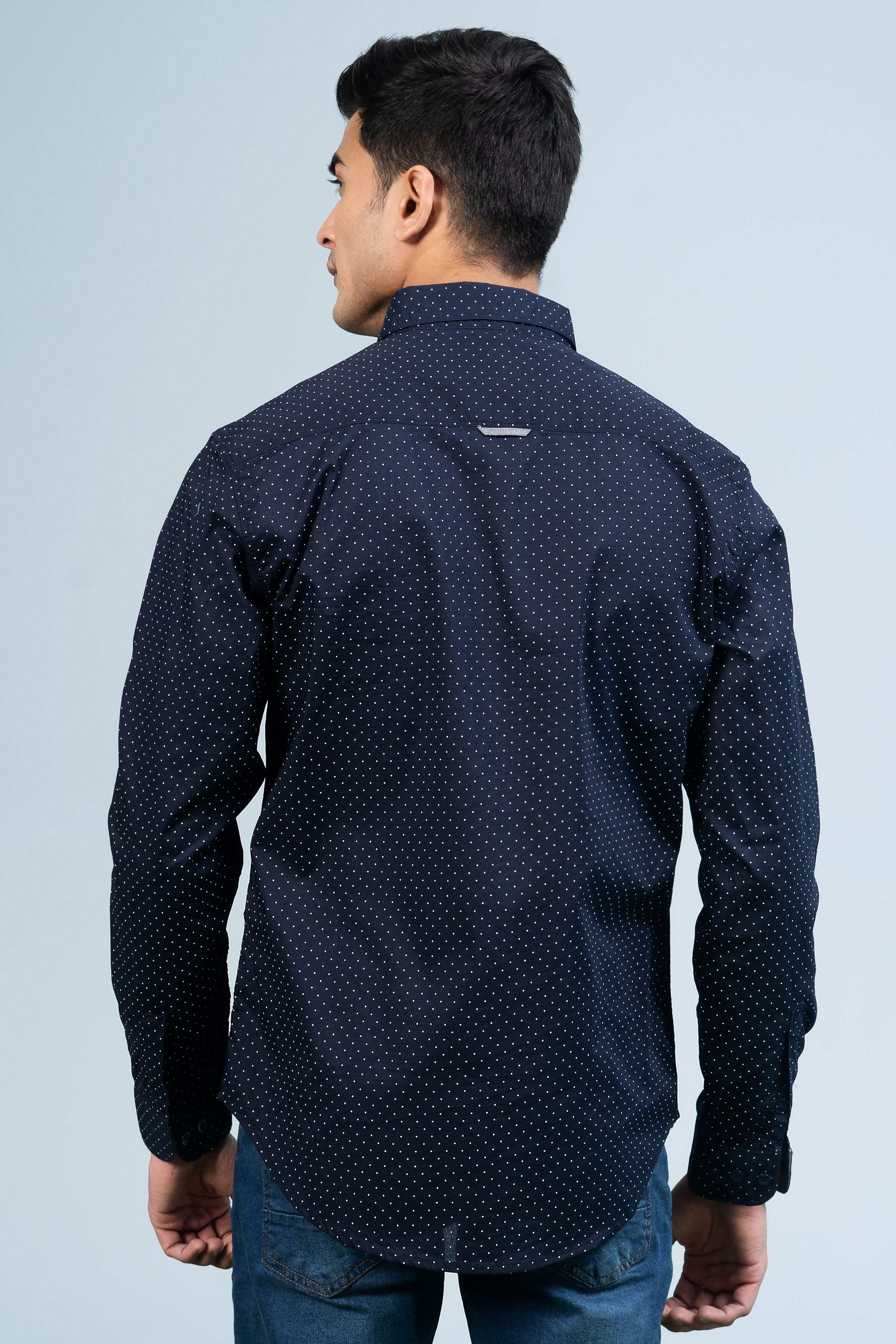 CASUAL SHIRT NAVY at Charcoal Clothing