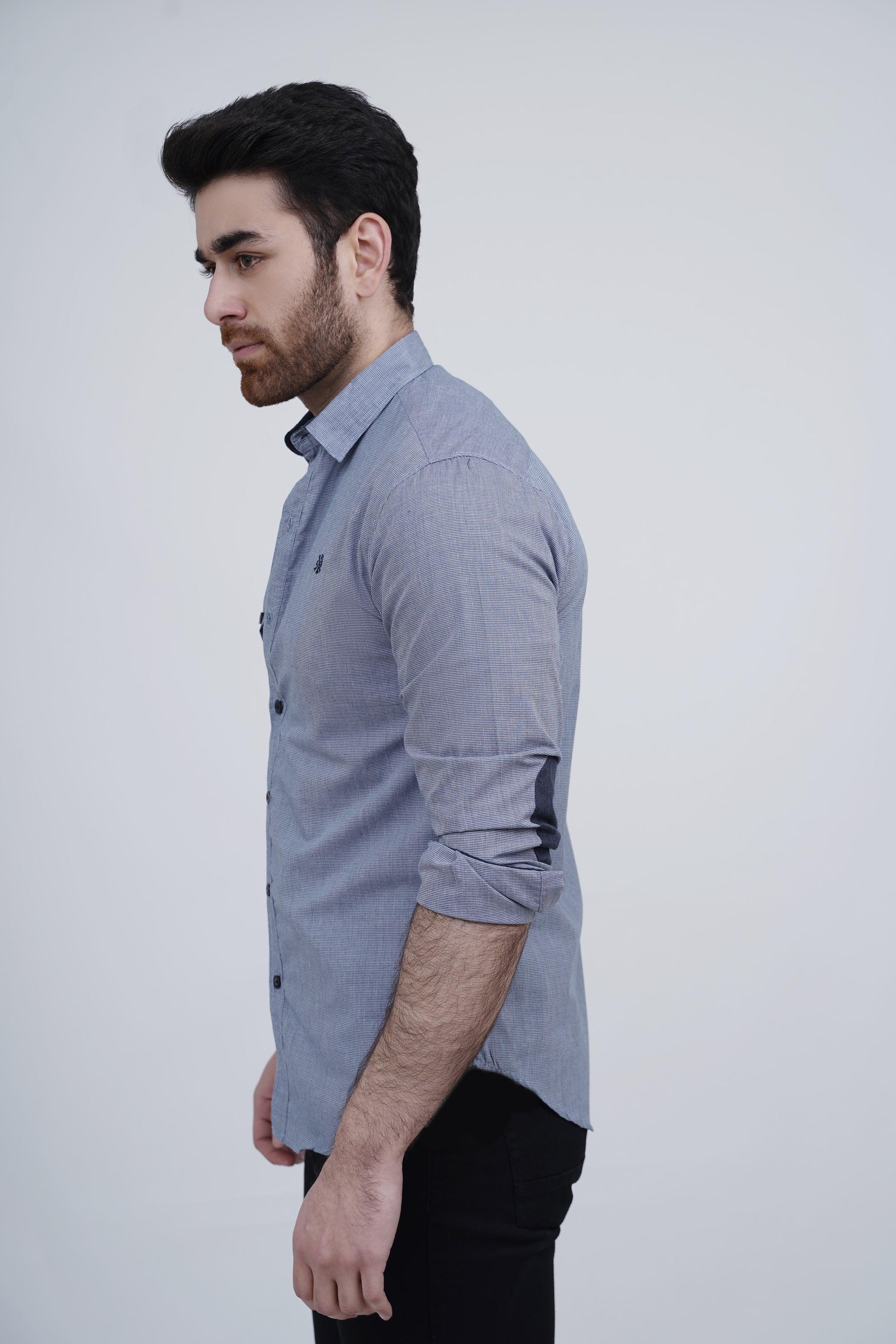 CASUAL SHIRT SKY BLUE at Charcoal Clothing