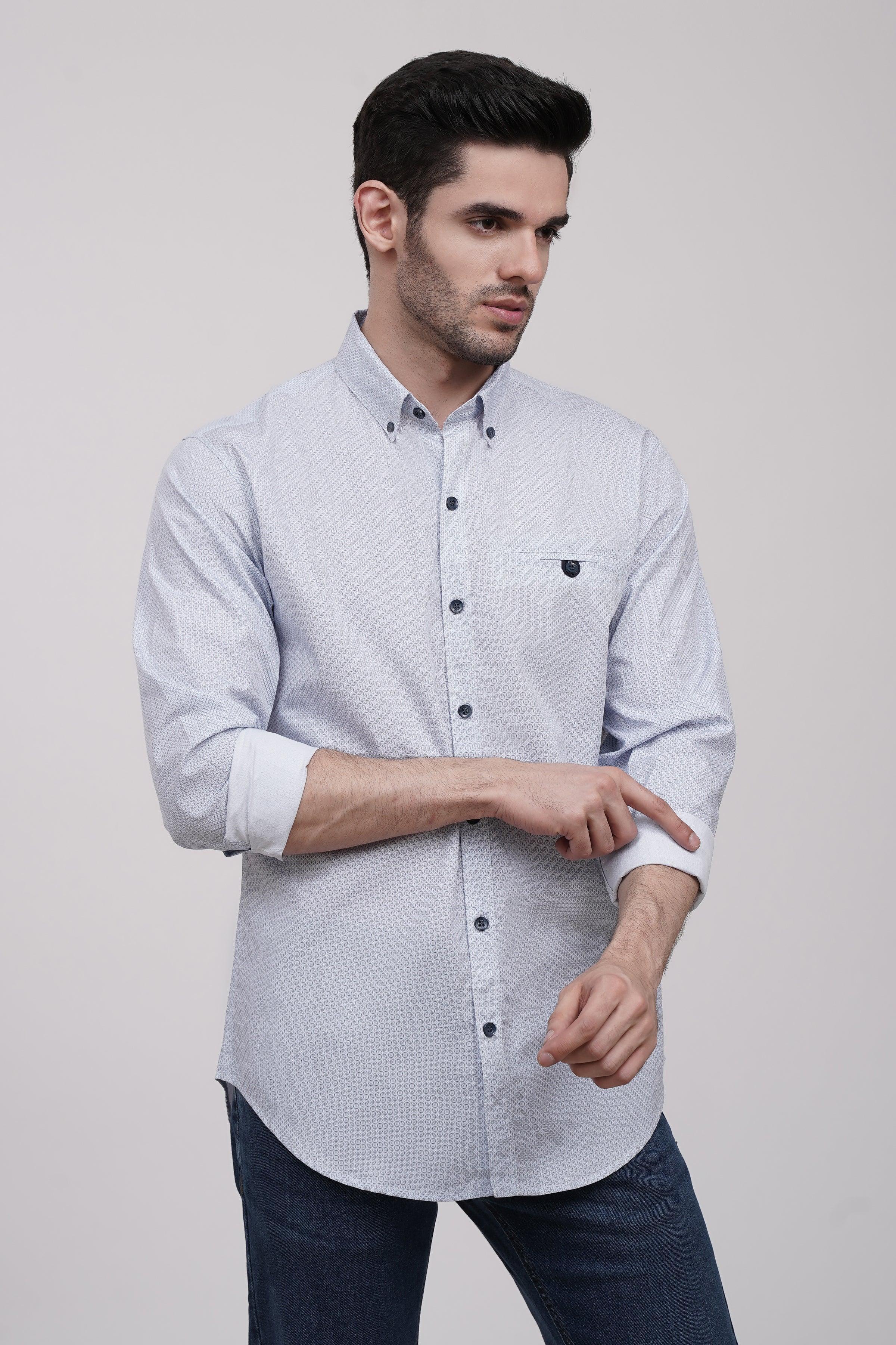 CASUAL SHIRT SKY PRINTED at Charcoal Clothing