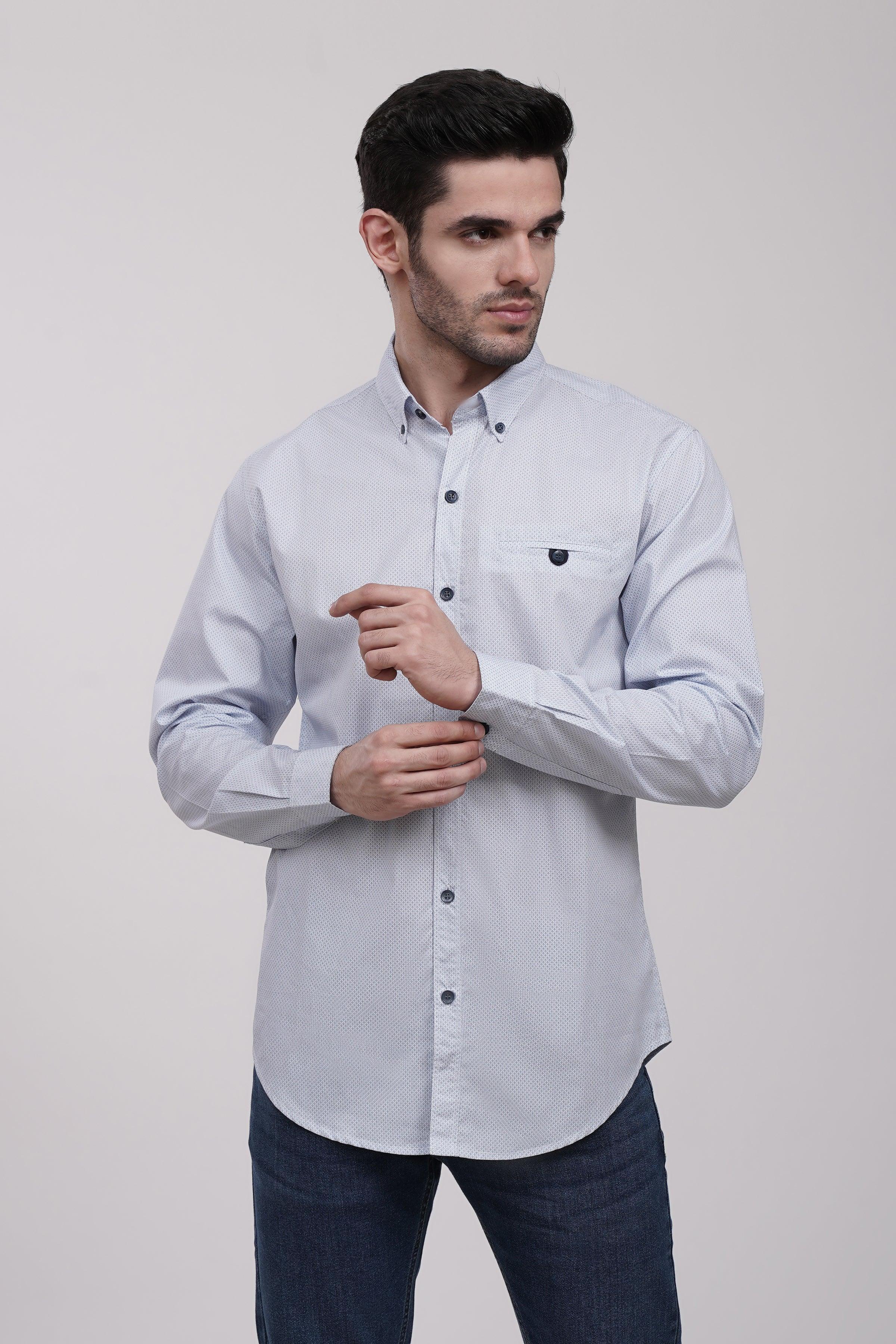 CASUAL SHIRT SKY PRINTED at Charcoal Clothing