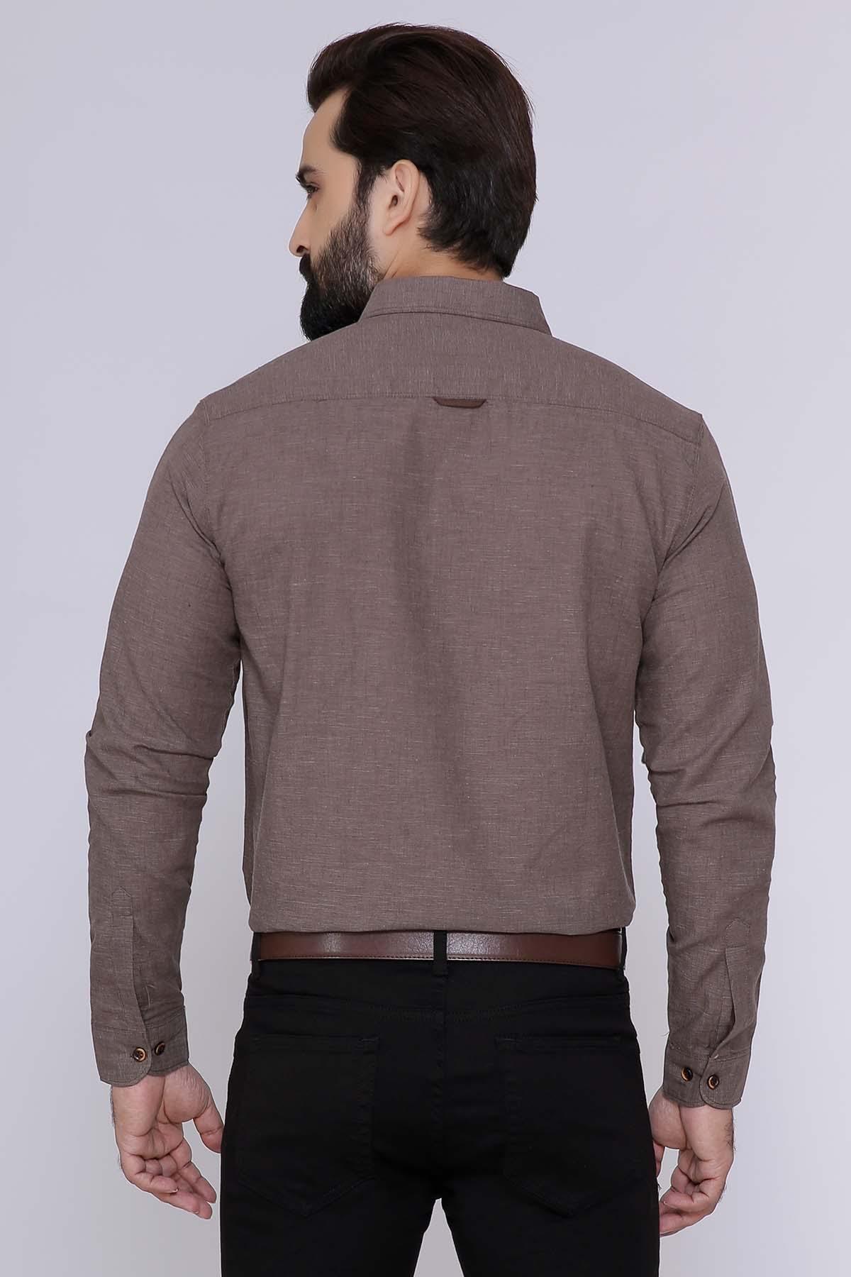CASUAL SHIRTS FULL SLEEVE GREEN at Charcoal Clothing