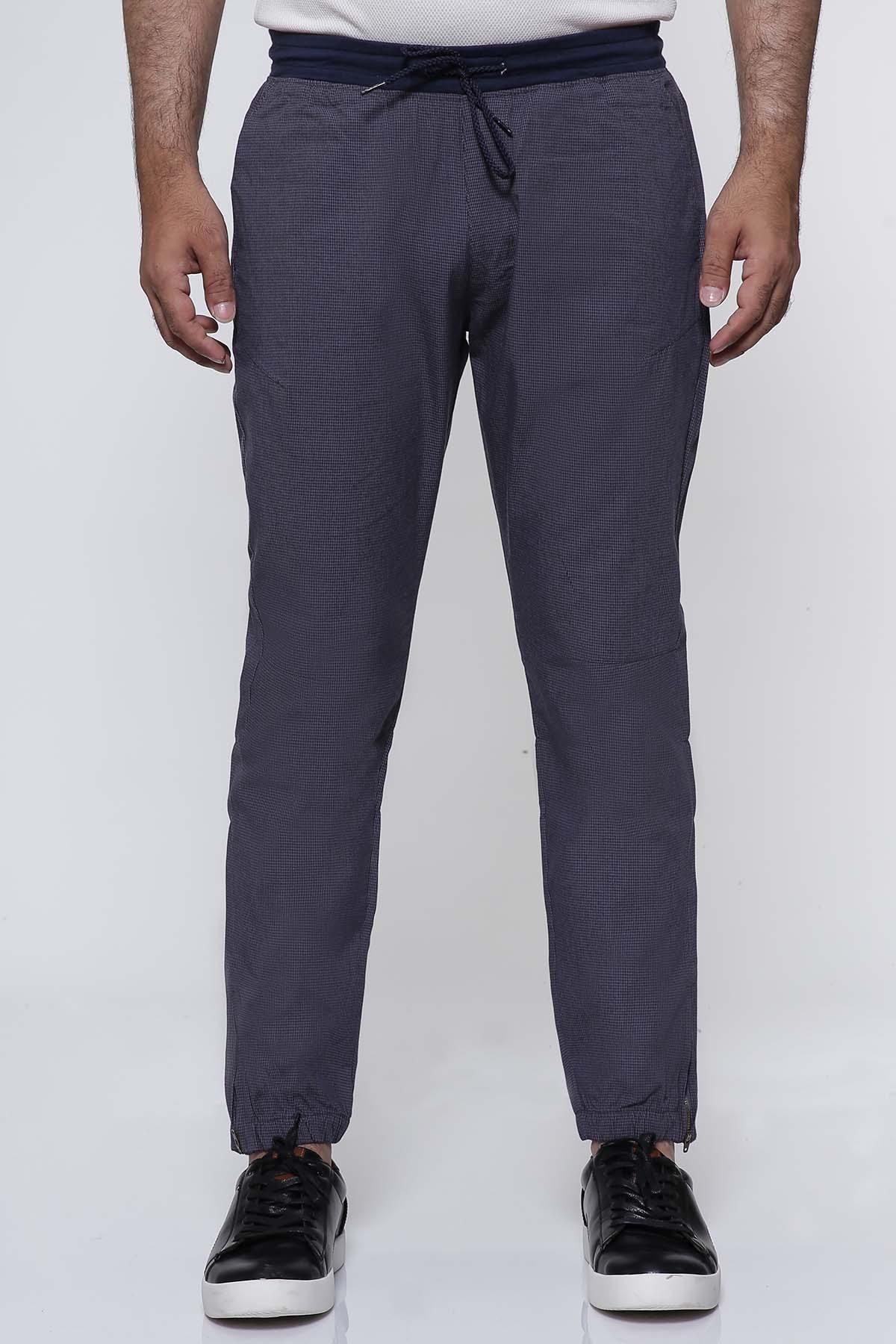 CASUAL TROUSER BLACK GREY at Charcoal Clothing