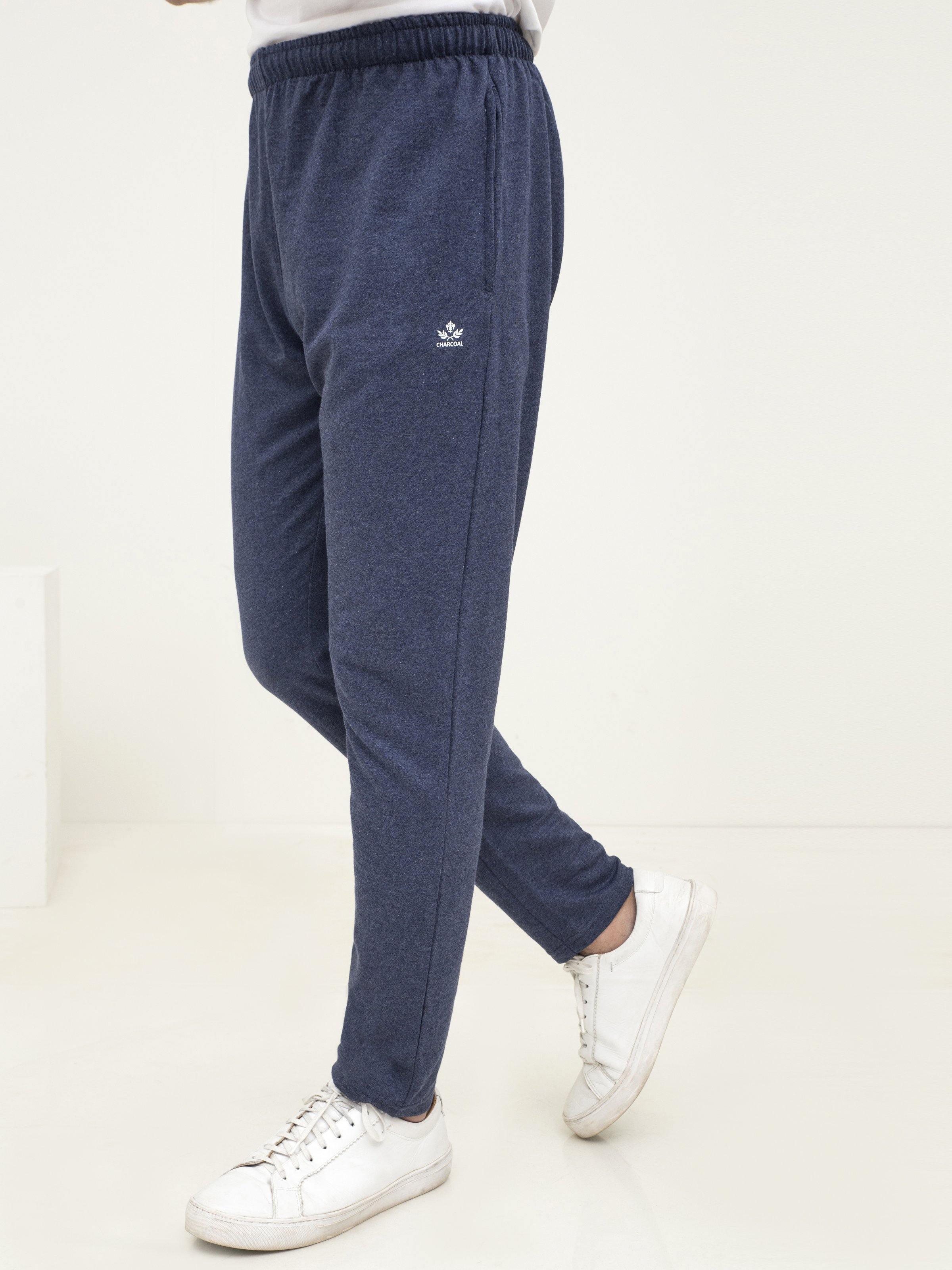 CASUAL TROUSER KNITE SLEEPWEAR INDEGO MELANGE at Charcoal Clothing
