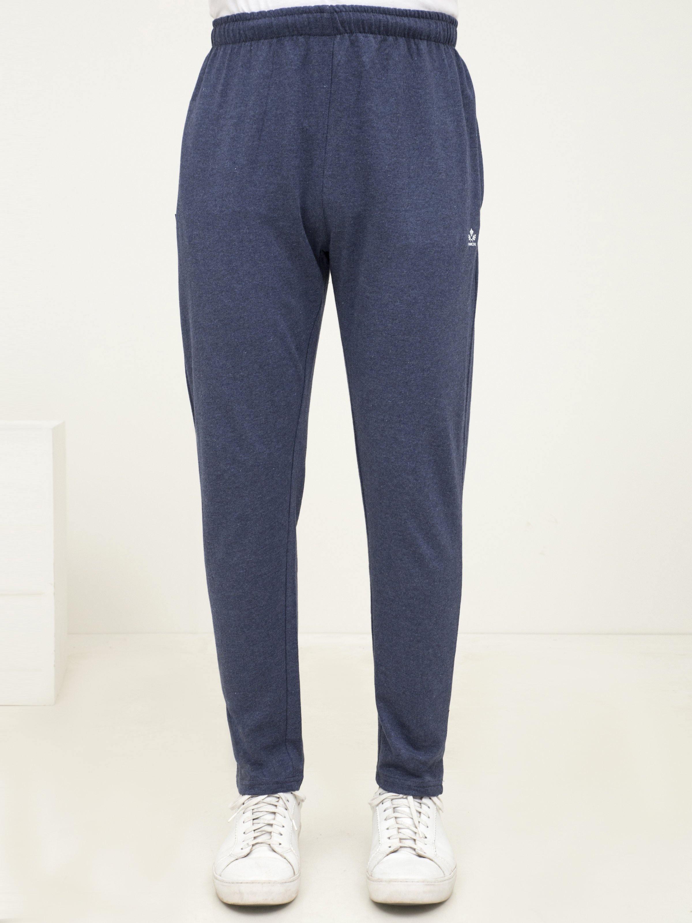 CASUAL TROUSER KNITE SLEEPWEAR INDEGO MELANGE at Charcoal Clothing