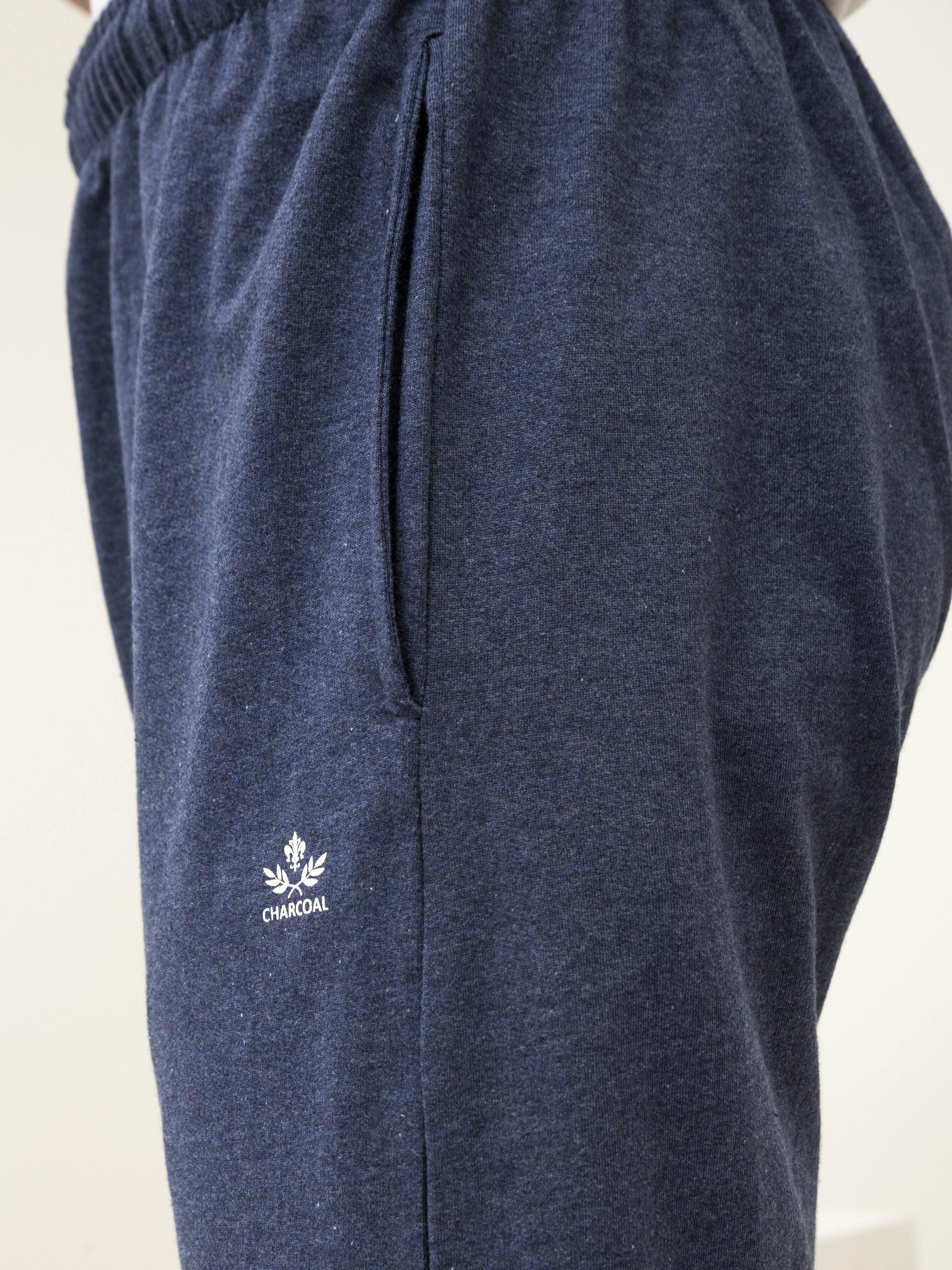 CASUAL TROUSER KNITE SLEEPWEAR INDEGO MELANGE at Charcoal Clothing