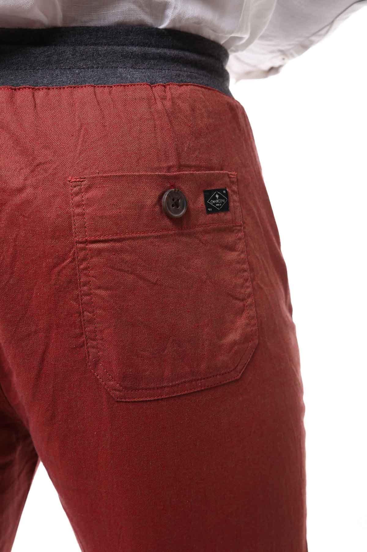 CASUAL TROUSER MAROON KHAKI at Charcoal Clothing
