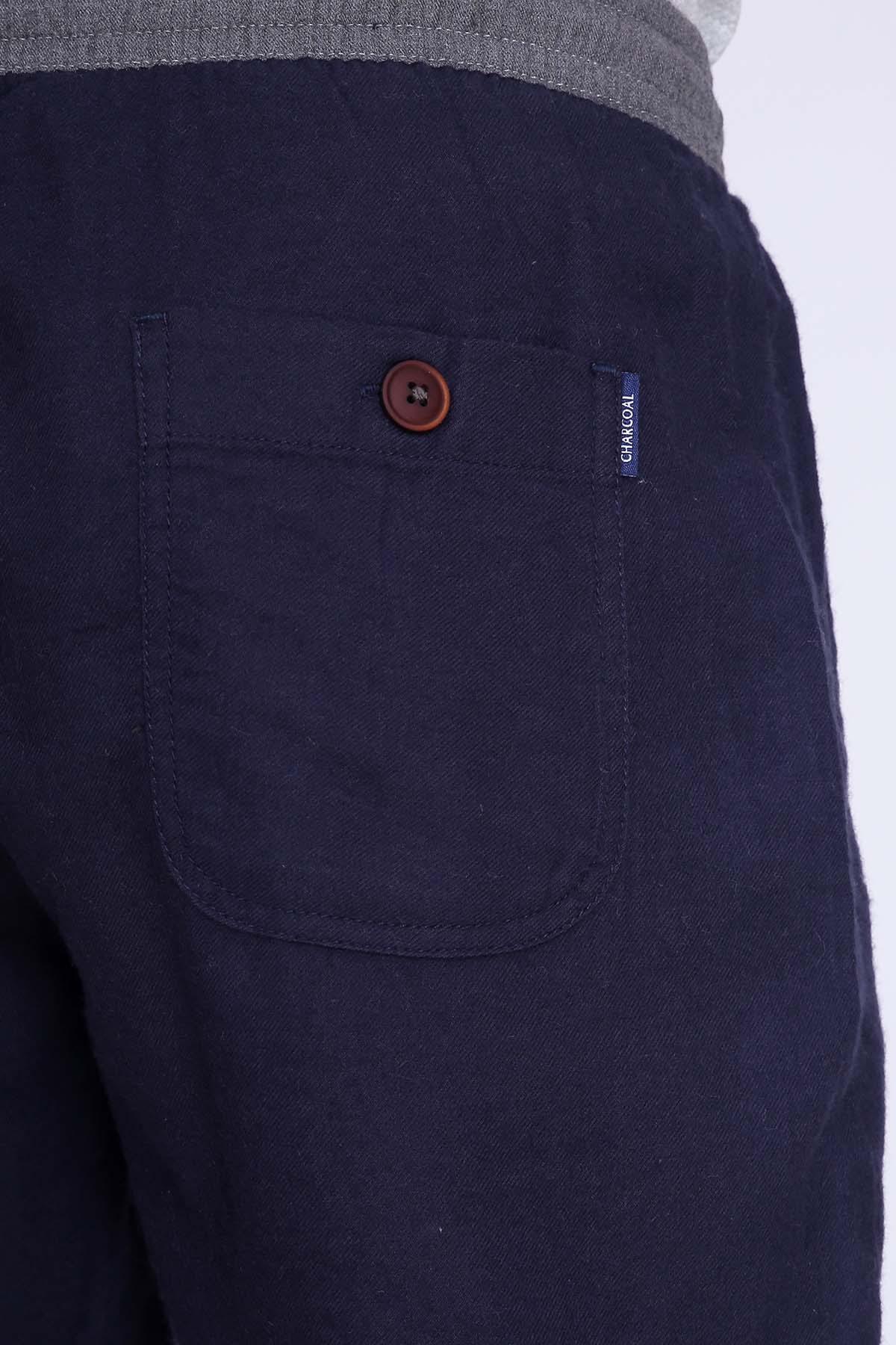 CASUAL TROUSER NAVY at Charcoal Clothing